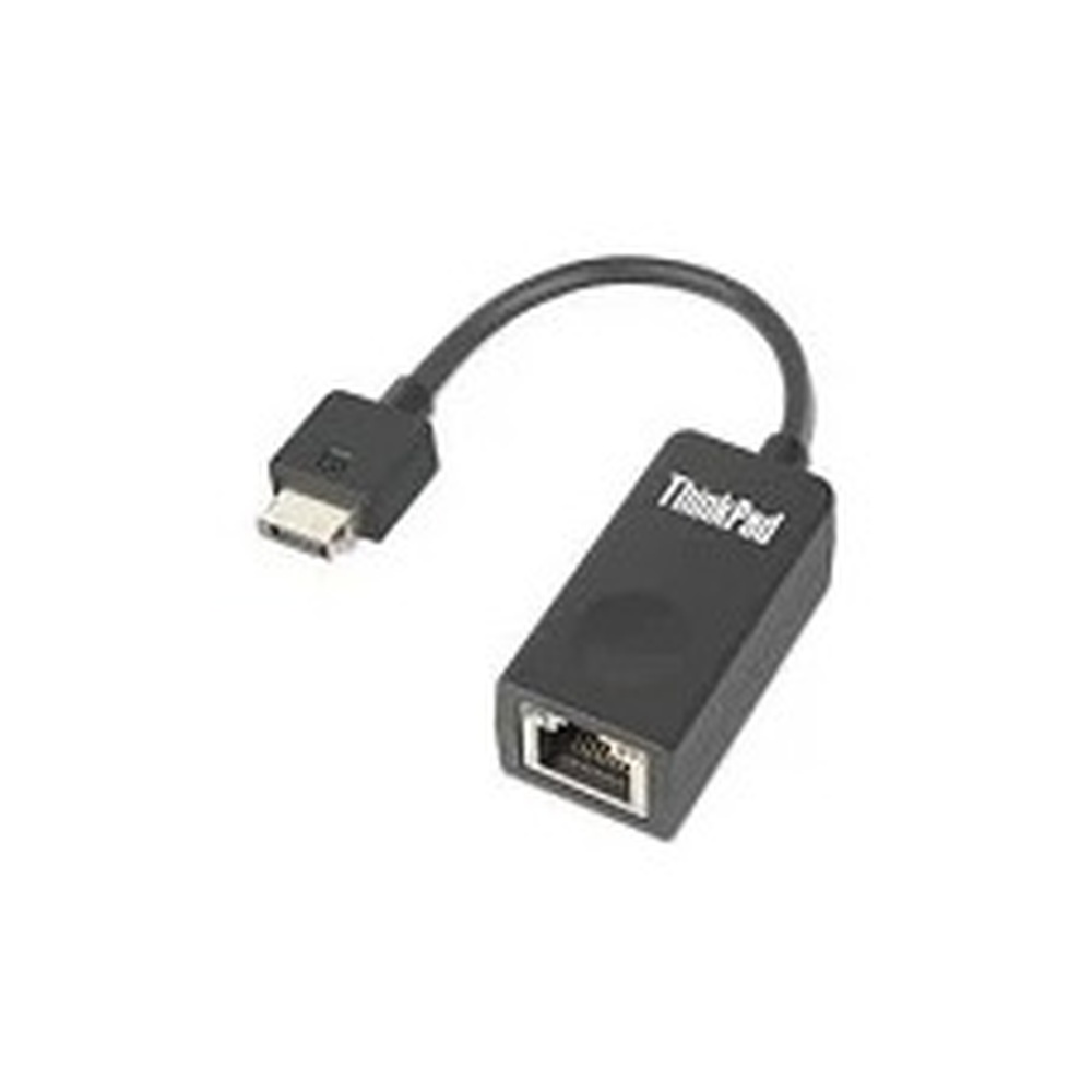 Lenovo ThinkPad Ethernet Extension Adapter Gen 2 - Network adapter cable - RJ-45 (F) to Lenovo Ethernet extension connector (M) - 8 cm - for ThinkCentre M75t Gen 2, ThinkPad L13 Yoga Gen 2, P14s Gen 2, T14s Gen 2, X13 Gen 2