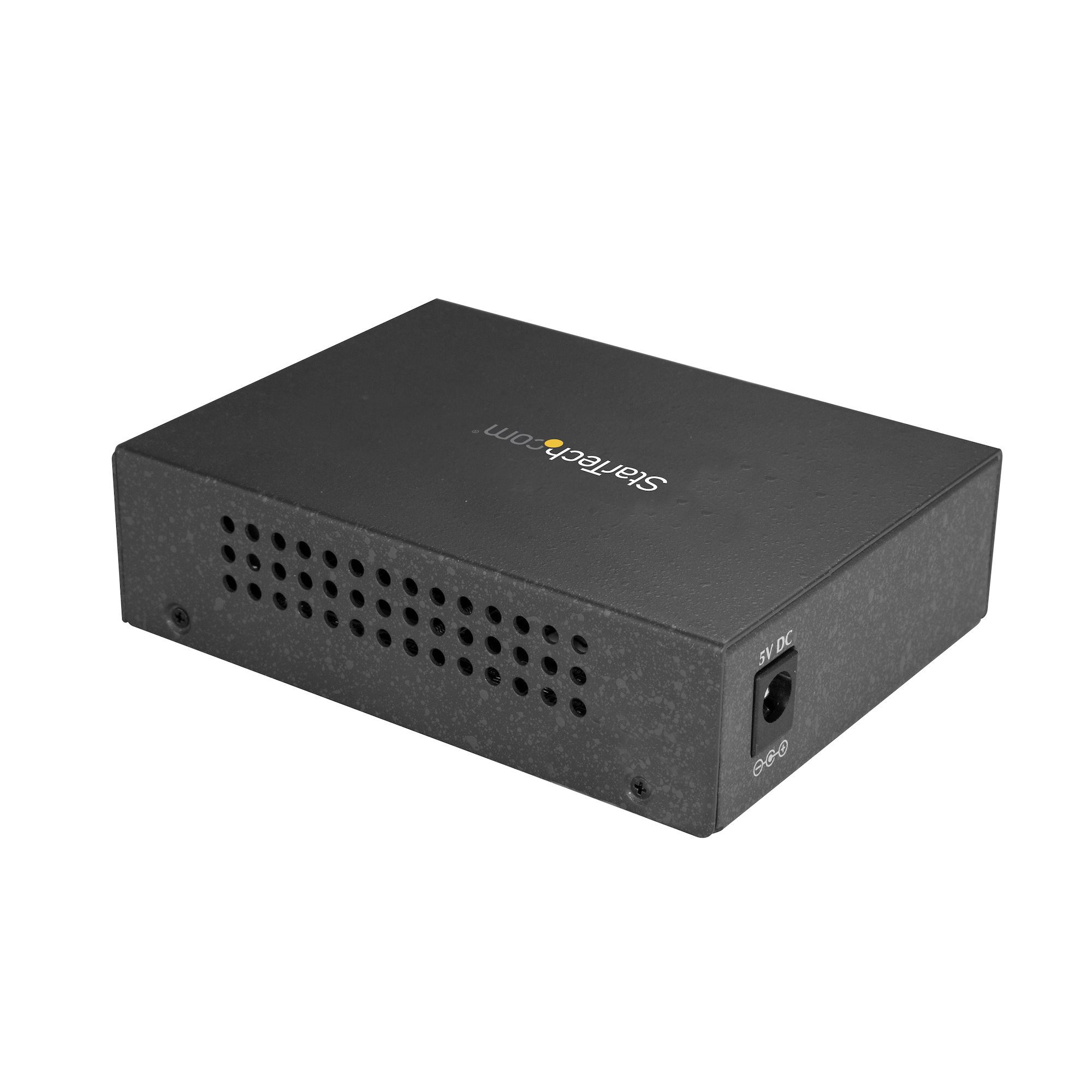 Startech Multimode SC Fiber Media Converter for 10/100/1000 Network, 550m Range, Gigabit Ethernet, 850nm, Full Duplex Gigabit Ethernet Media Converter, Fiber Optic Media Converter - Ethernet Over Fiber (MCMGBSCMM055) - Fibre media converter - 1GbE - over