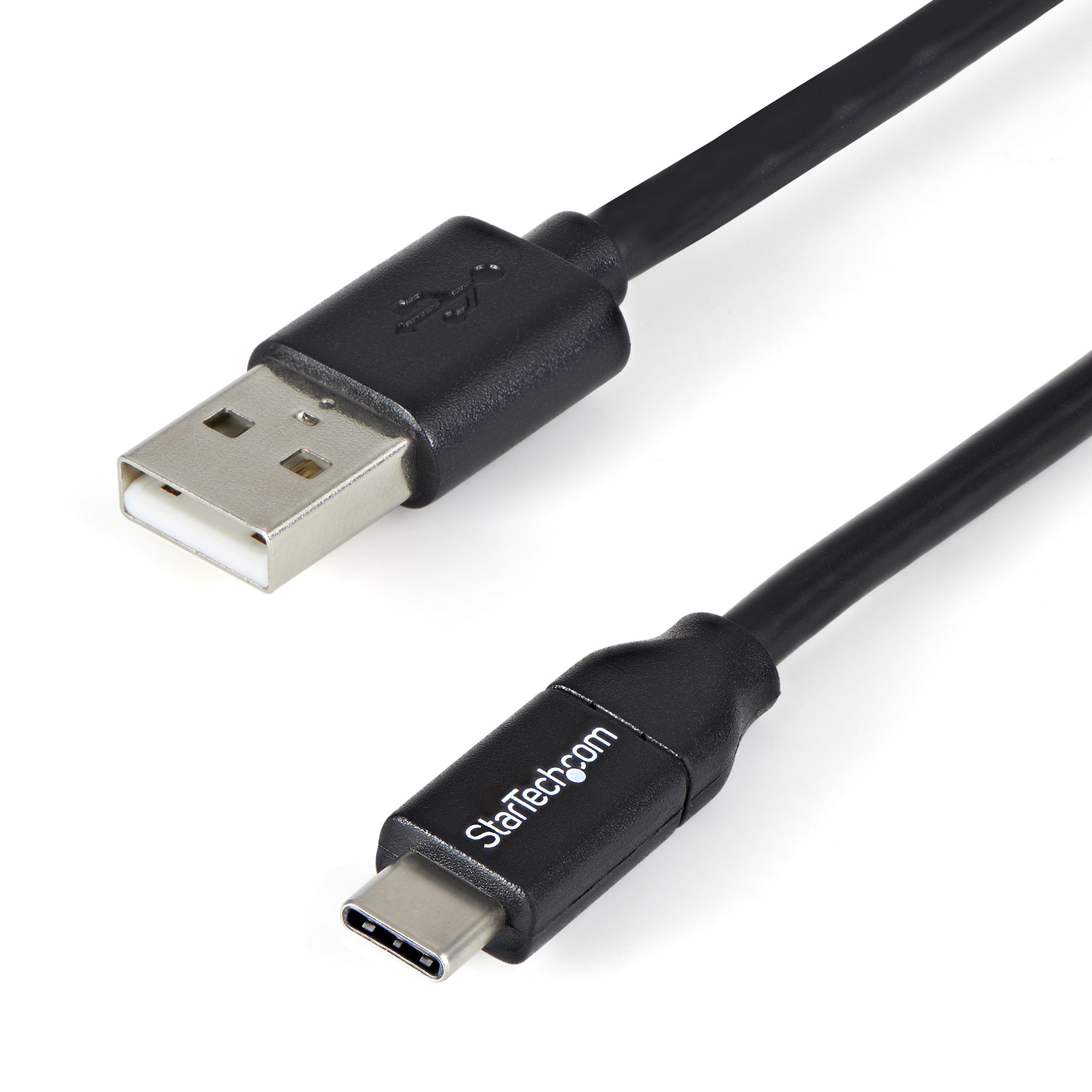 StarTech USB C to USB Cable - 6 ft / 2m - USB A to C - USB 2.0 Cable - USB Adapter Cable - USB Type C - USB-C Cable (USB2AC2M) - USB cable - USB-C (M) to USB (M) - USB 2.0 - 2 m - black - for P/N: HB30C1A1CPD, HB30C3A1CFBW, HB30C3AGEPD, HB30C3APDW, HB30C4