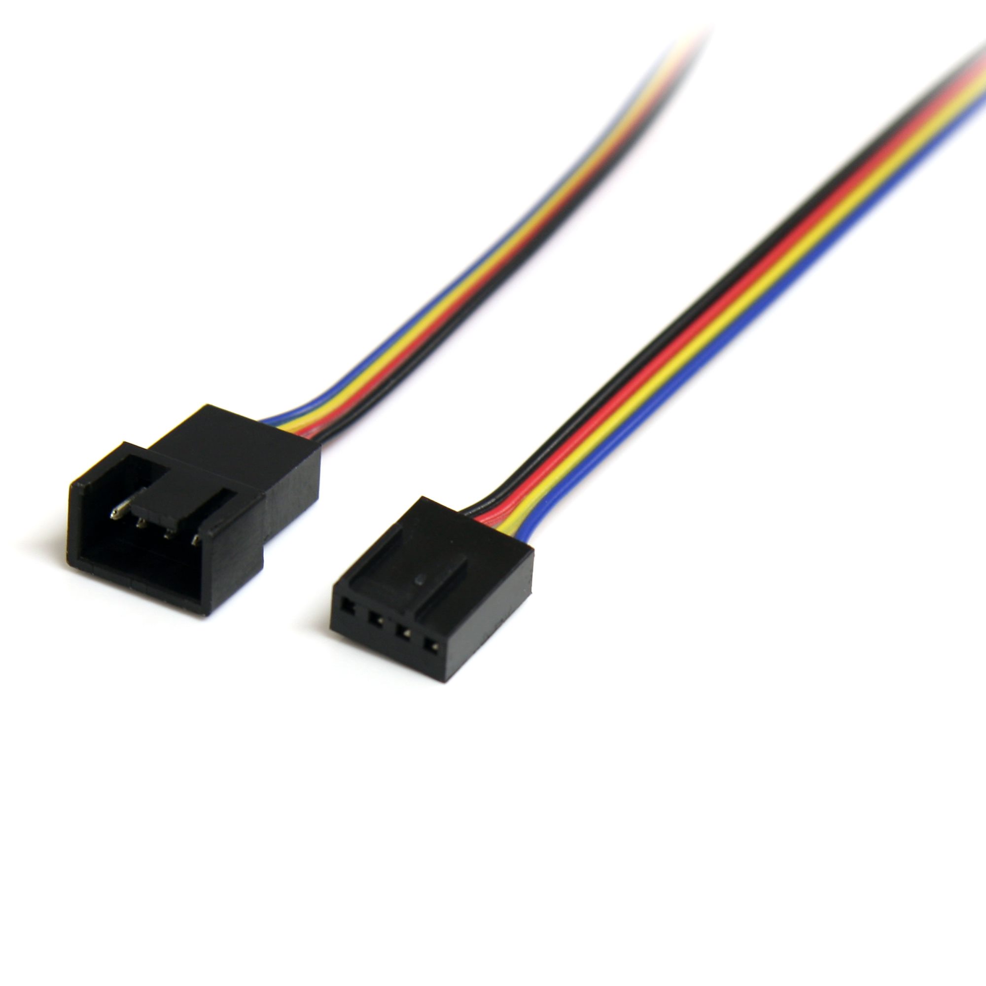 StarTech 12in 4 Pin Fan Power Extension Cable - M/F - Fan power extension cable - 4 pin PWM (M) to 4 pin PWM (F) - FAN4EXT12 - Fan power extension cable - 4 pin PWM (M) to 4 pin PWM (F) - 30.5 cm