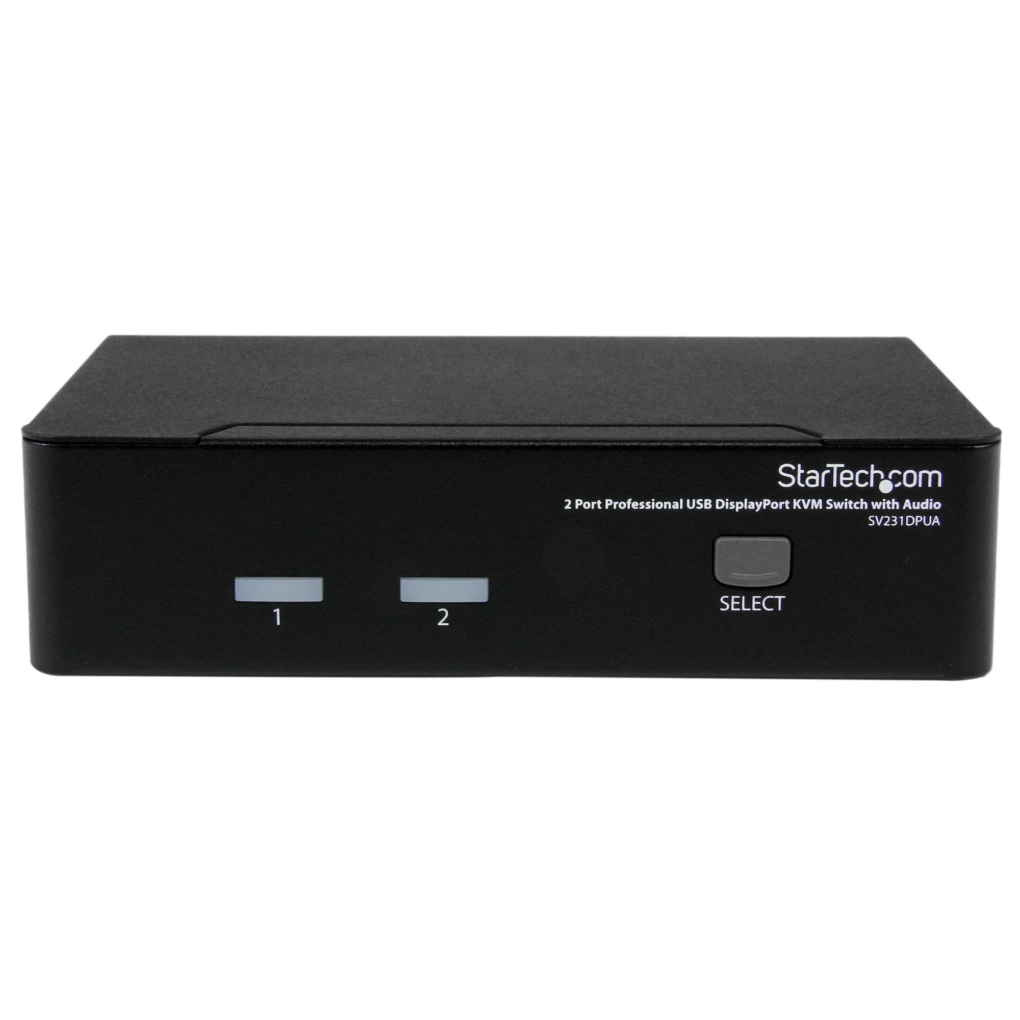 Startech 2 Port DisplayPort KVM Switch - 2560x1600 @60Hz - Dual Port DP USB, Keyboard, Video, Mouse Switch Box w/ Audio for Computers and Monitors (SV231DPUA) - KVM / audio switch - 2 x KVM / audio - 1 local user - desktop - for P/N: DP4N1USB6, IM12D1500P