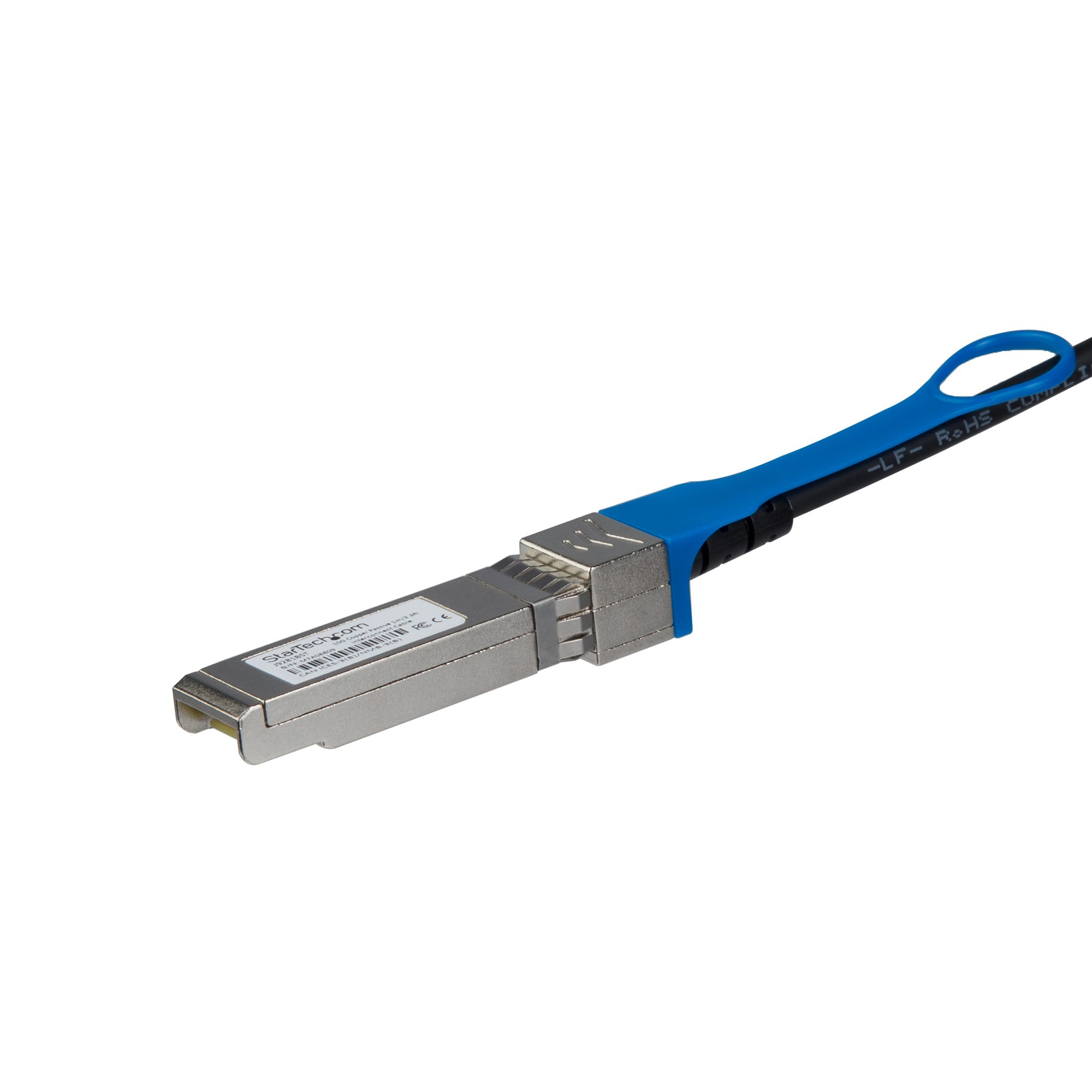 Startech HPE J9285B Compatible 7m 10G SFP+ to SFP+ DAC Twinax, 10 GbE SFP+ Copper DAC 10 Gbps Low Power Passive Mini GBIC/Transceiver Module DAC Firepower 1040, 10 Gbps SFP+ Cable - Lifetime Warranty (J9285BST) - 10GBase direct attach cable - SFP+ latched