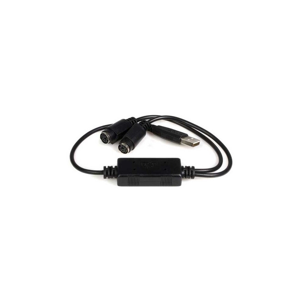 StarTech USB to PS/2 Adapter for Keyboard and Mouse - Keyboard / mouse adapter - USB - USBPS2PC - Keyboard / mouse adapter - USB - for P/N: PS2UTPEXT, SV221MICRO, SV211KA