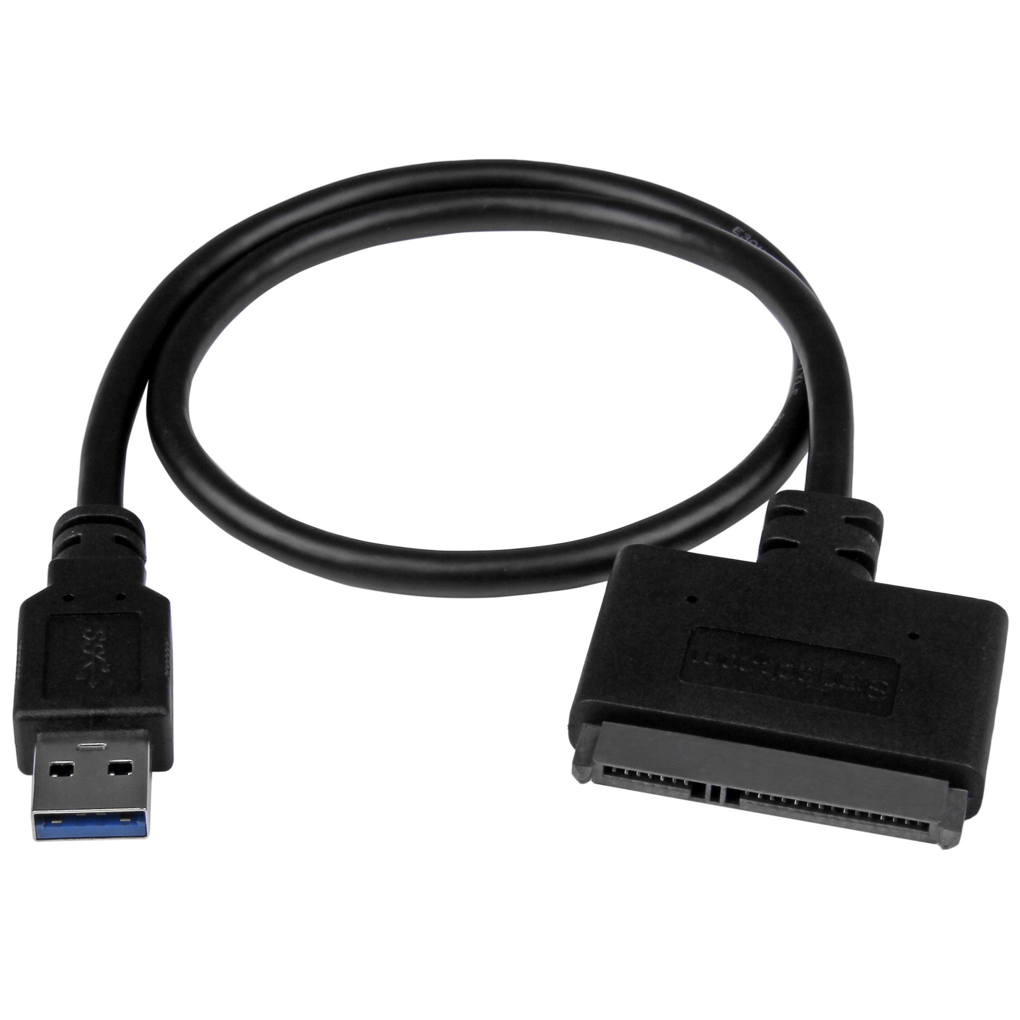 Startech USB 3.1 to 2.5" SATA Hard Drive Adapter - USB 3.1 Gen 2 10Gbps with UASP External HDD/SSD Storage Converter (USB312SAT3CB) - Storage controller - 2.5" - SATA 6Gb/s - USB 3.1 (Gen 2) - black