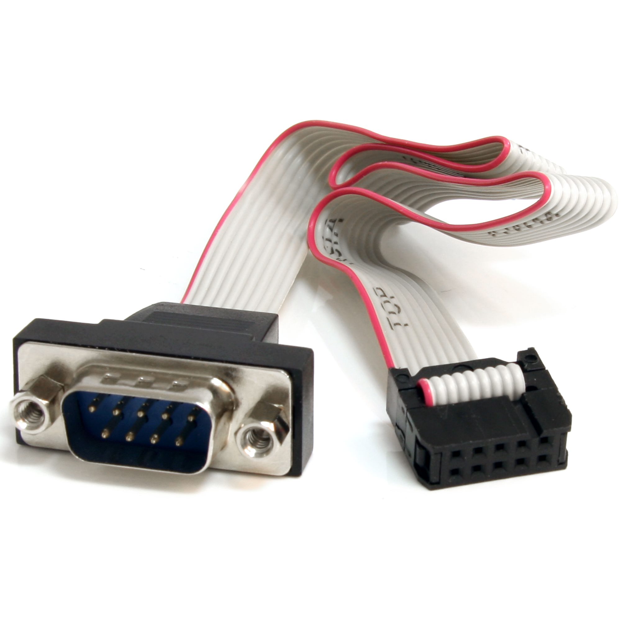 StarTech 16in 9 Pin Serial Male to 10 Pin Motherboard Header Panel Mount Cable - motherboard to RS232 (PNL9M16) - Serial cable - DB-9 (M) to 10 PIN IDC (F) - 40.7 cm - grey