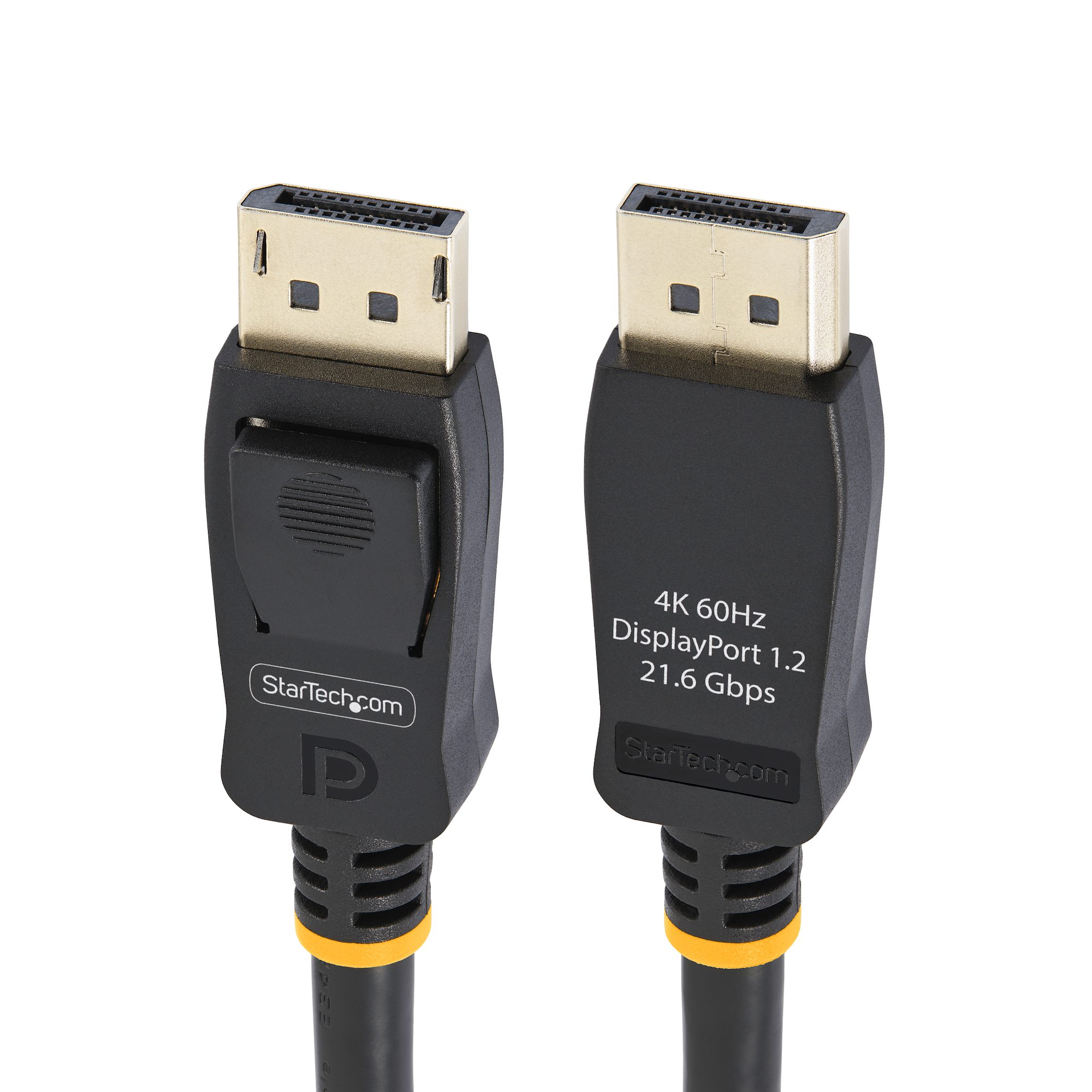 StarTech 2m Certified DisplayPort 1.2 Cable M/M with Latches DP 4k - DisplayPort cable - DisplayPort (M) to DisplayPort (M) - 2 m - latched - black