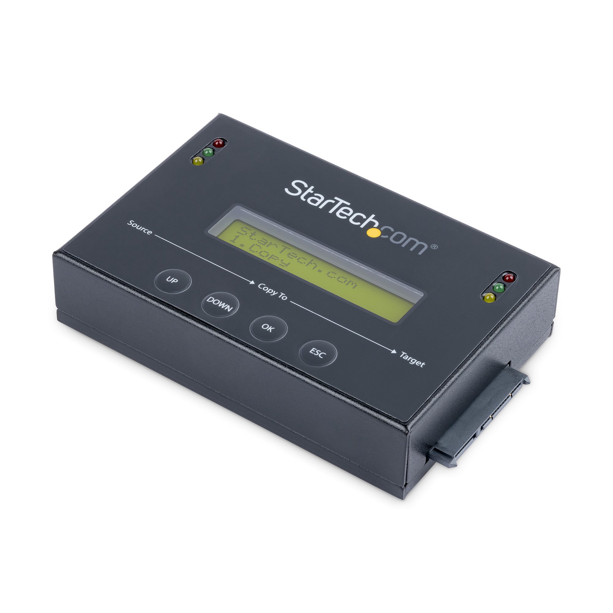 StarTech 11 Standalone Hard Drive Duplicator with Disk Image Library Manager For Backup & Restore, Store Several Images on one 2.53.5 SATA Drive, HDDSSD Cloner, No PC Required - TAA Compliant - Hard drive duplicator - 2 bays (SATA-600) - for P/N: SVA12M5N