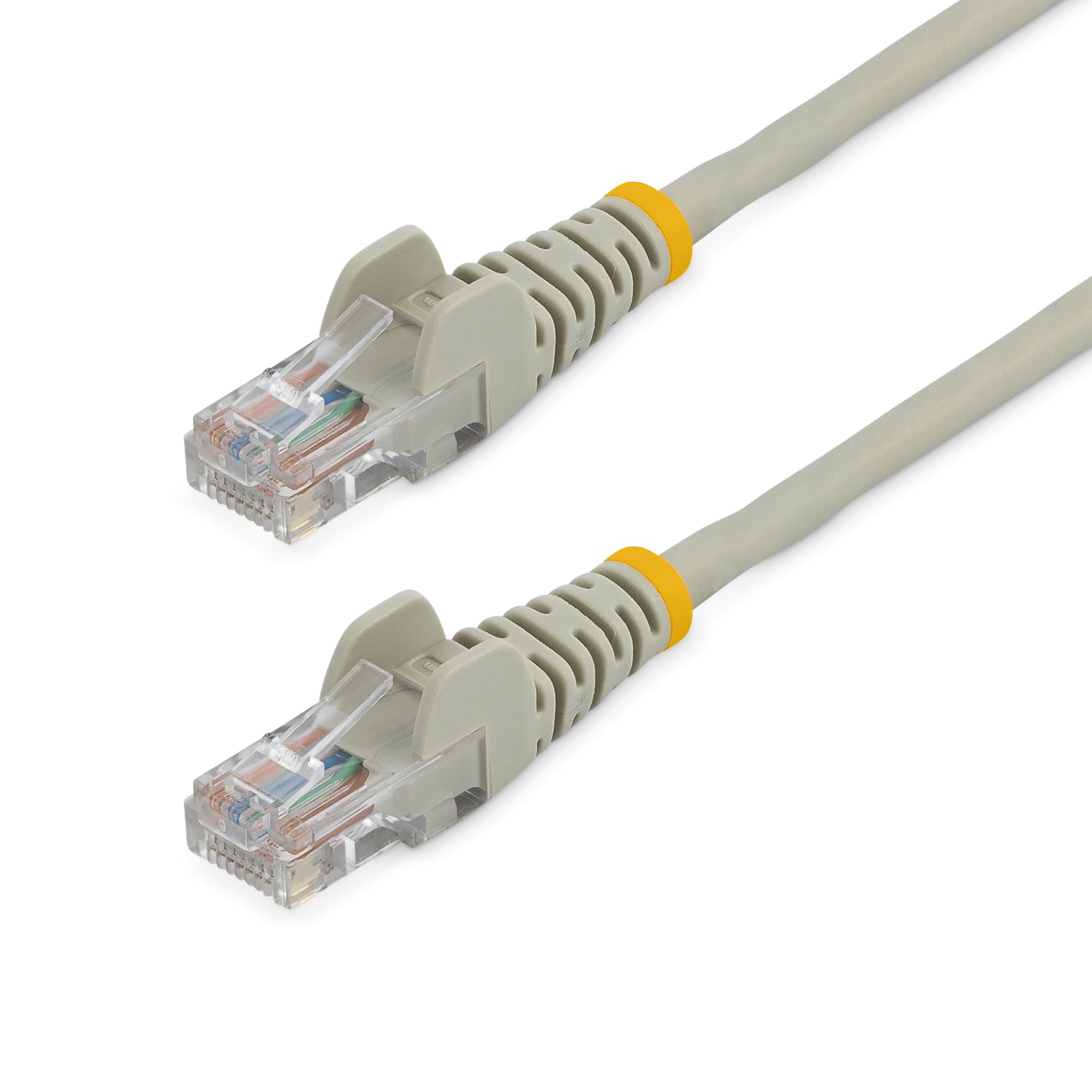 Startech 2m Gray Cat5e / Cat 5 Snagless Patch Cable - Patch cable - RJ-45 (M) to RJ-45 (M) - 2 m - UTP - CAT 5e - molded, snagless - grey