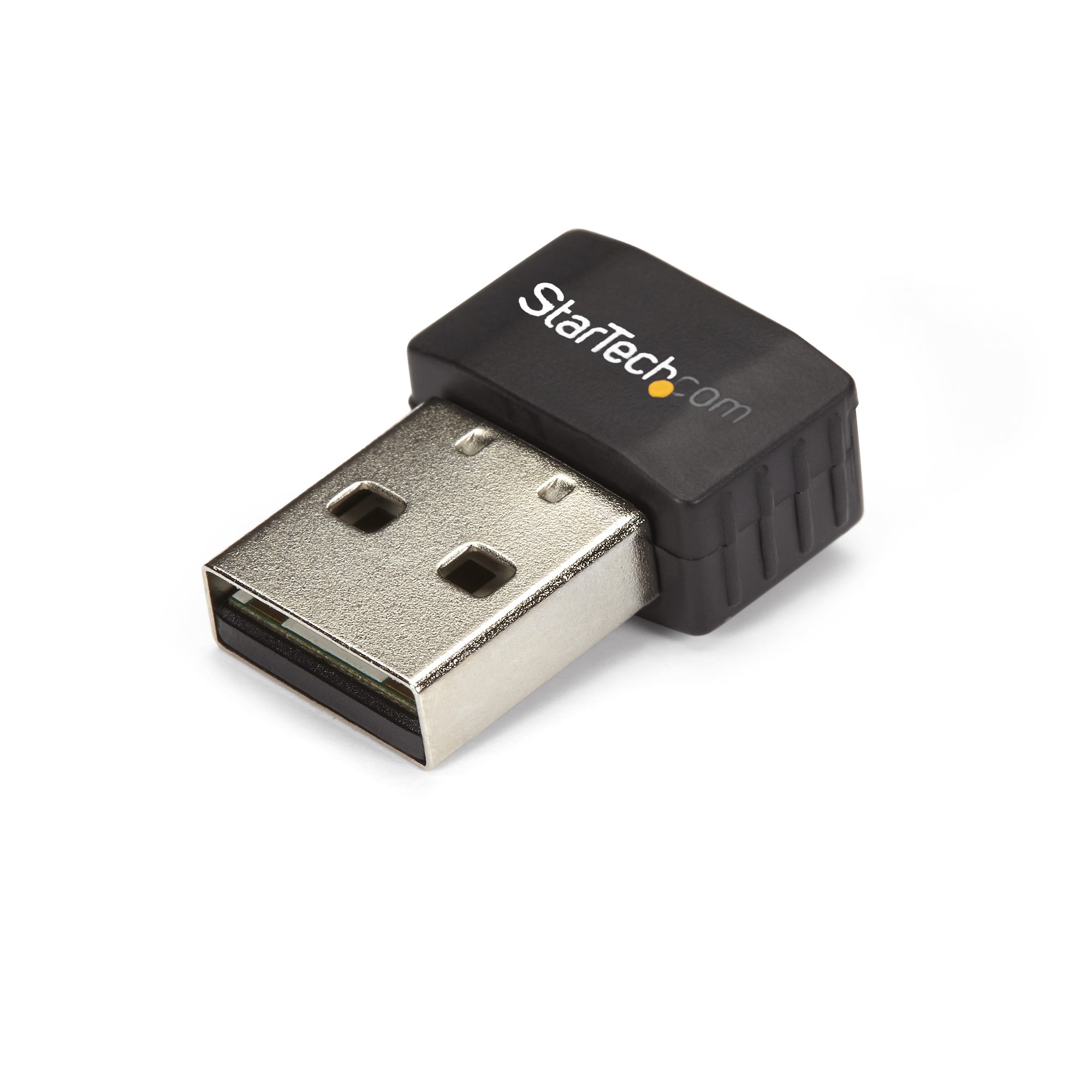 Startech Wireless USB WiFi Adapter - Dual Band AC600 Wireless Dongle - 2.4GHz / 5GHz - 802.11ac Wi-Fi Laptop Adapter (USB433ACD1X1) - Network adapter - USB 2.0 - Wi-Fi 5 - black