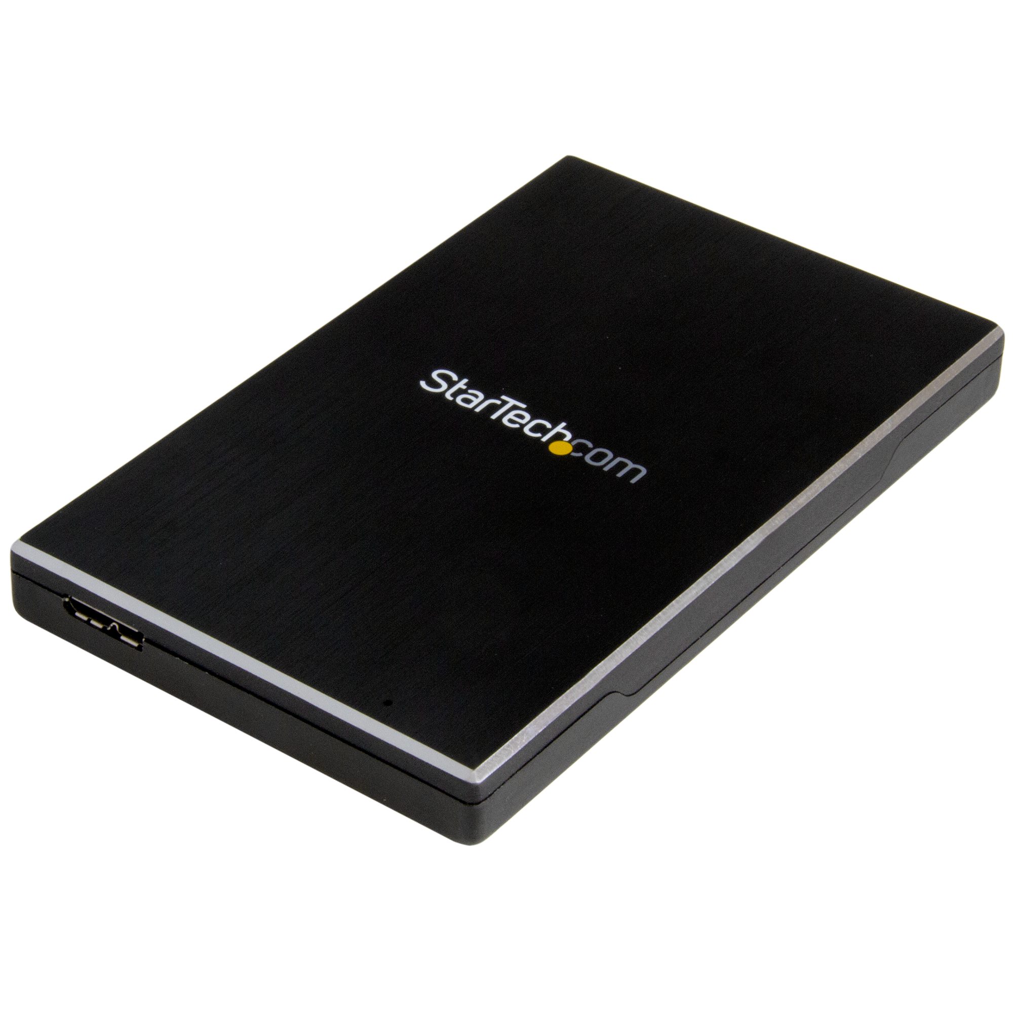 Startech USB 3.1 (10 Gbps) Gen 2 External Hard Drive Enclosure for 2.5" SATA Drives - Portable Hard Drive Enclosure (S251BMU313) - Storage enclosure - 2.5" - SATA 6Gb/s - USB 3.1 (Gen 2) - black - for P/N: BNDTBUSB3142, PEXUS313AC2V, PEXUSB311A1E, PEXUSB3