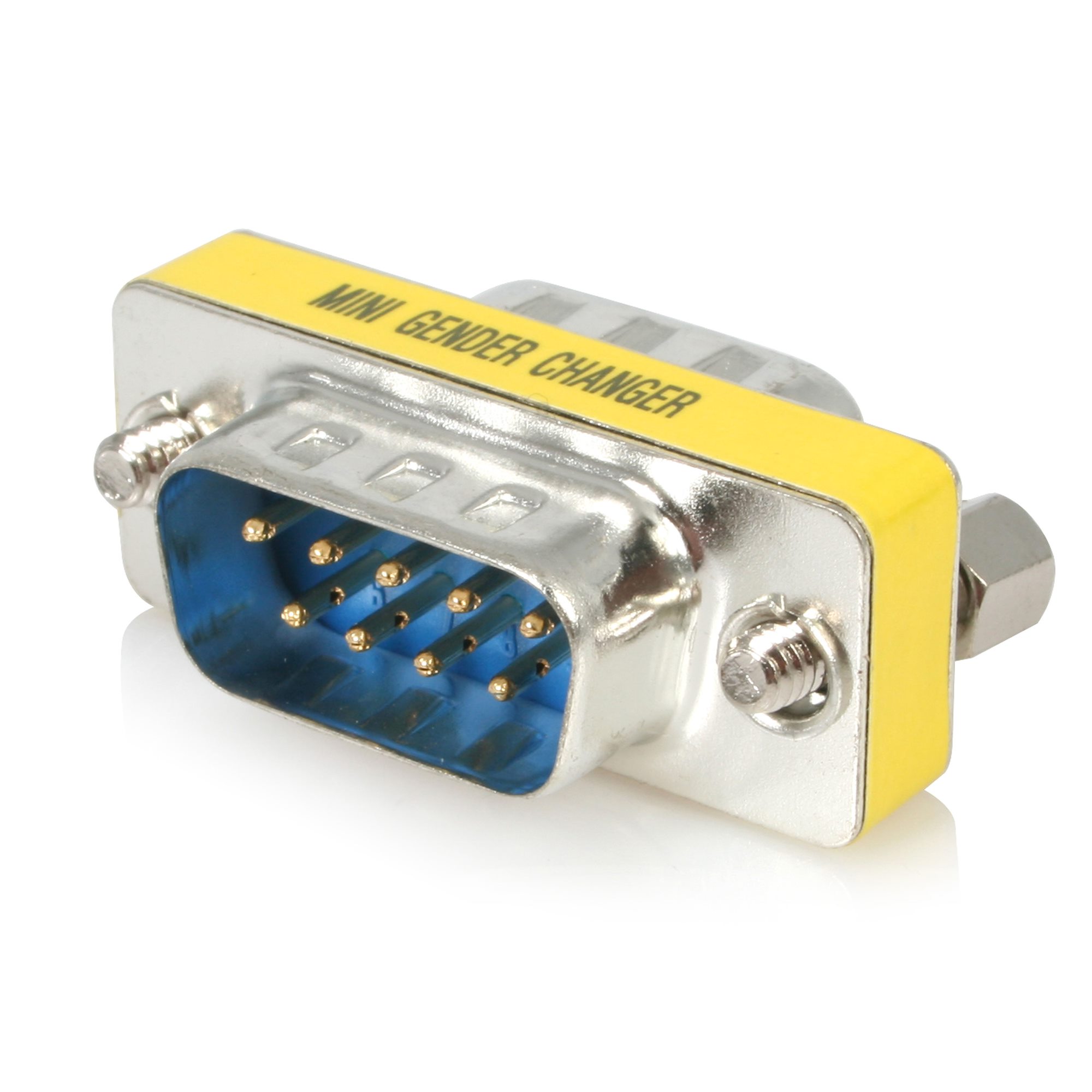 StarTech Slimline Serial DB9 Gender Changer - M/M - Serial gender changer - DB-9 (M) to DB-9 (M) - GC9SM - Serial gender converter - DB-9 (M) to DB-9 (M) - for P/N: IC232TTL