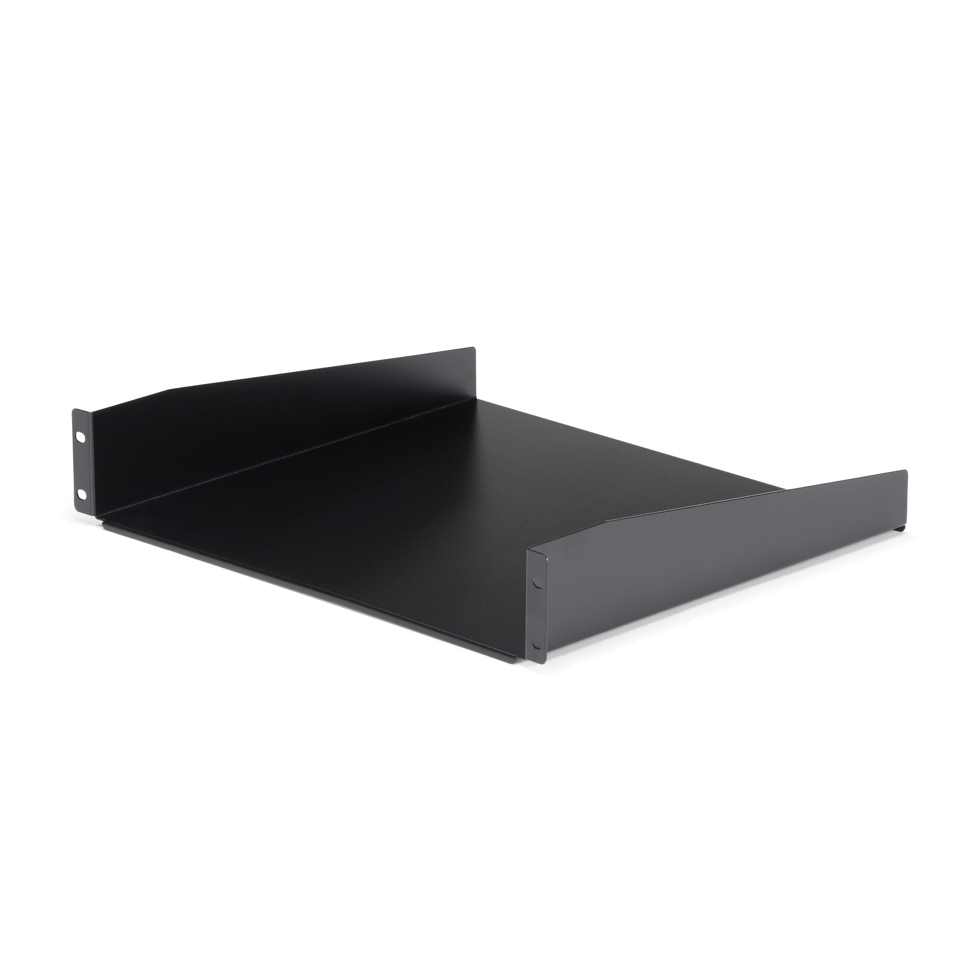 Startech 2U Fixed Server Rack Mount Shelf, 16in Deep Steel Universal Cantilever Tray for 19" AV/Data/Network Equipment Rack with Cage Nuts & Screws, 44lbs Weight Capacity, 60" Deep - 2U Network Rack Shelf (CABSHELF) - Rack shelf - for P/N: RACK-18U-20-WAL