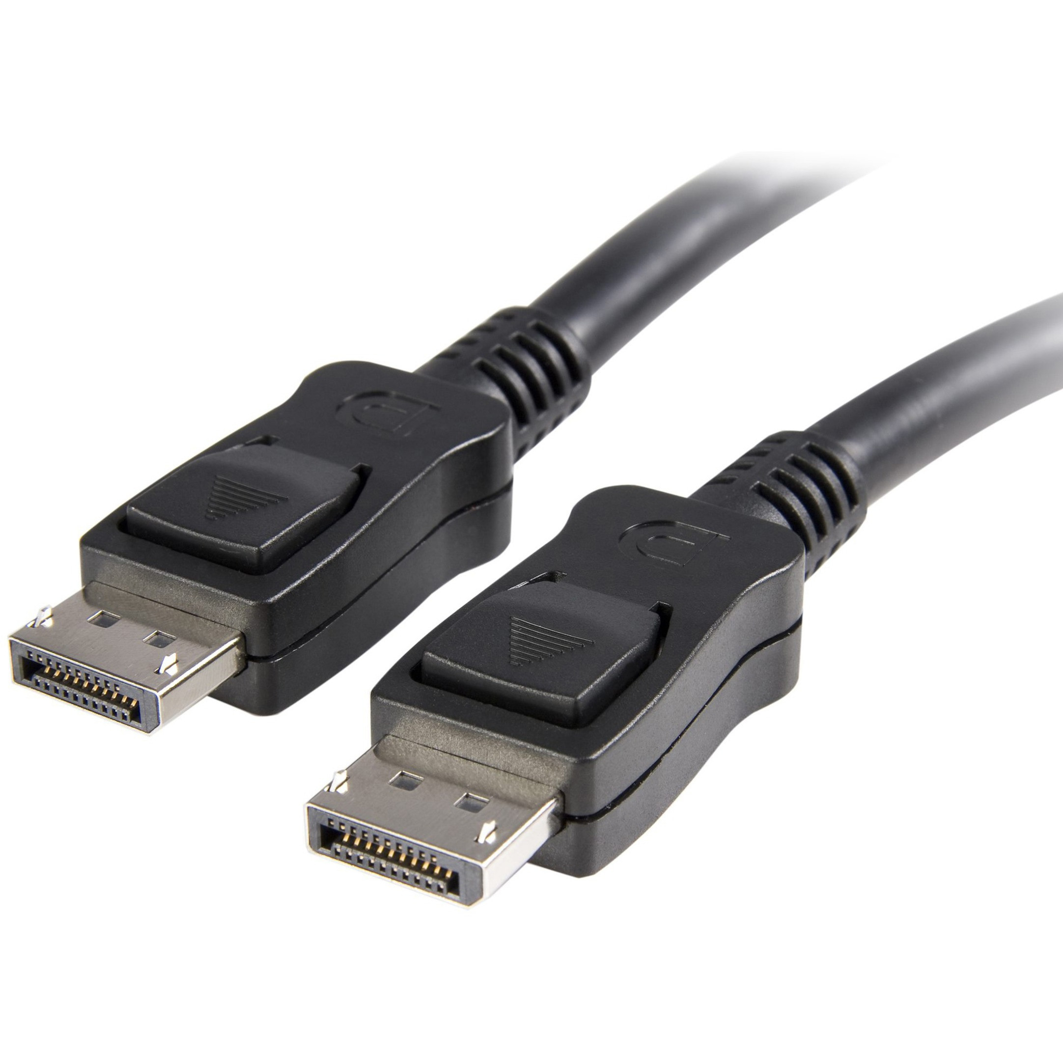 StarTech 5m Long DisplayPort 1.2 Cable with Latches DisplayPort 4k - DisplayPort cable - DisplayPort (M) to DisplayPort (M) - 5 m - latched - black