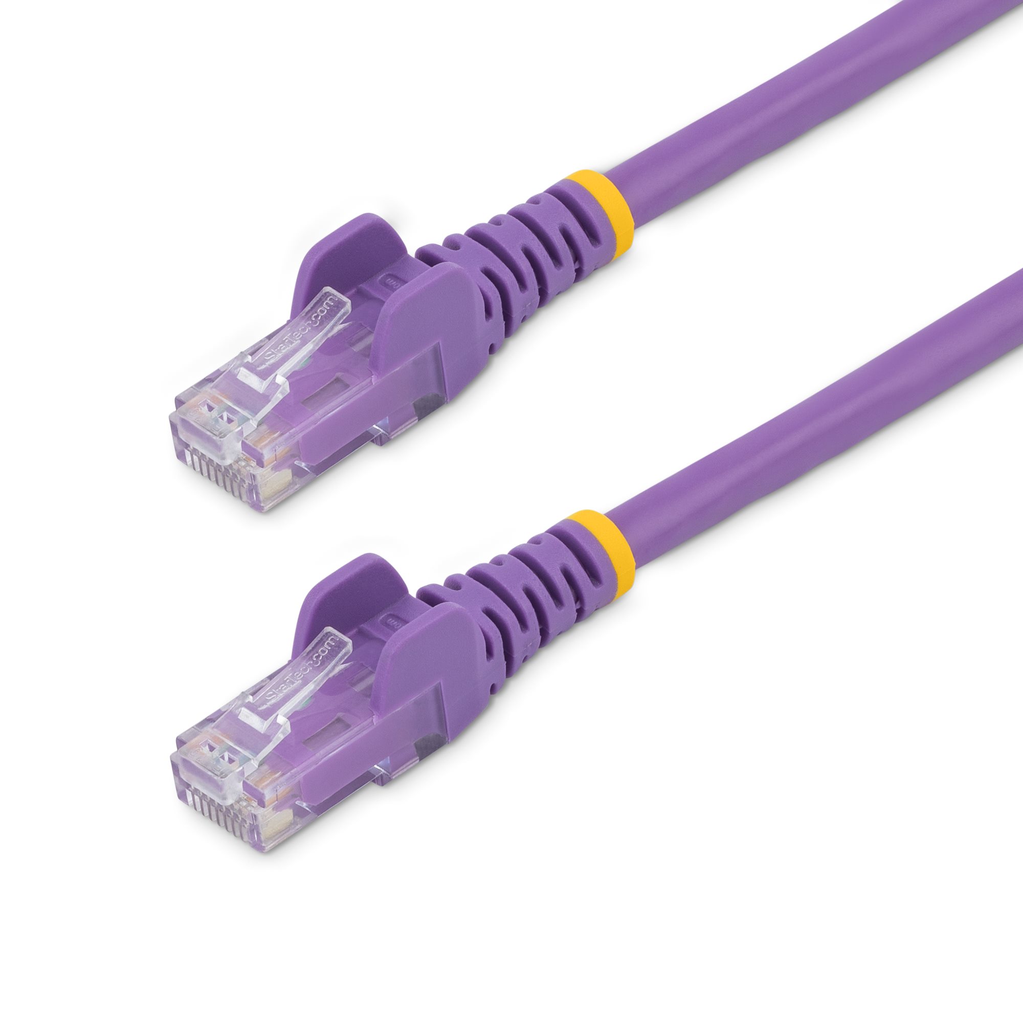 Startech 3m CAT6 Ethernet Cable, 10 Gigabit Snagless RJ45 650MHz 100W PoE Patch Cord, CAT 6 10GbE UTP Network Cable w/Strain Relief, Purple, Wiring is UL Certified/TIA - Category 6 - 24AWG (N6PATC3MPL) - Network cable - RJ-45 (M) to RJ-45 (M) - 3 m - UTP