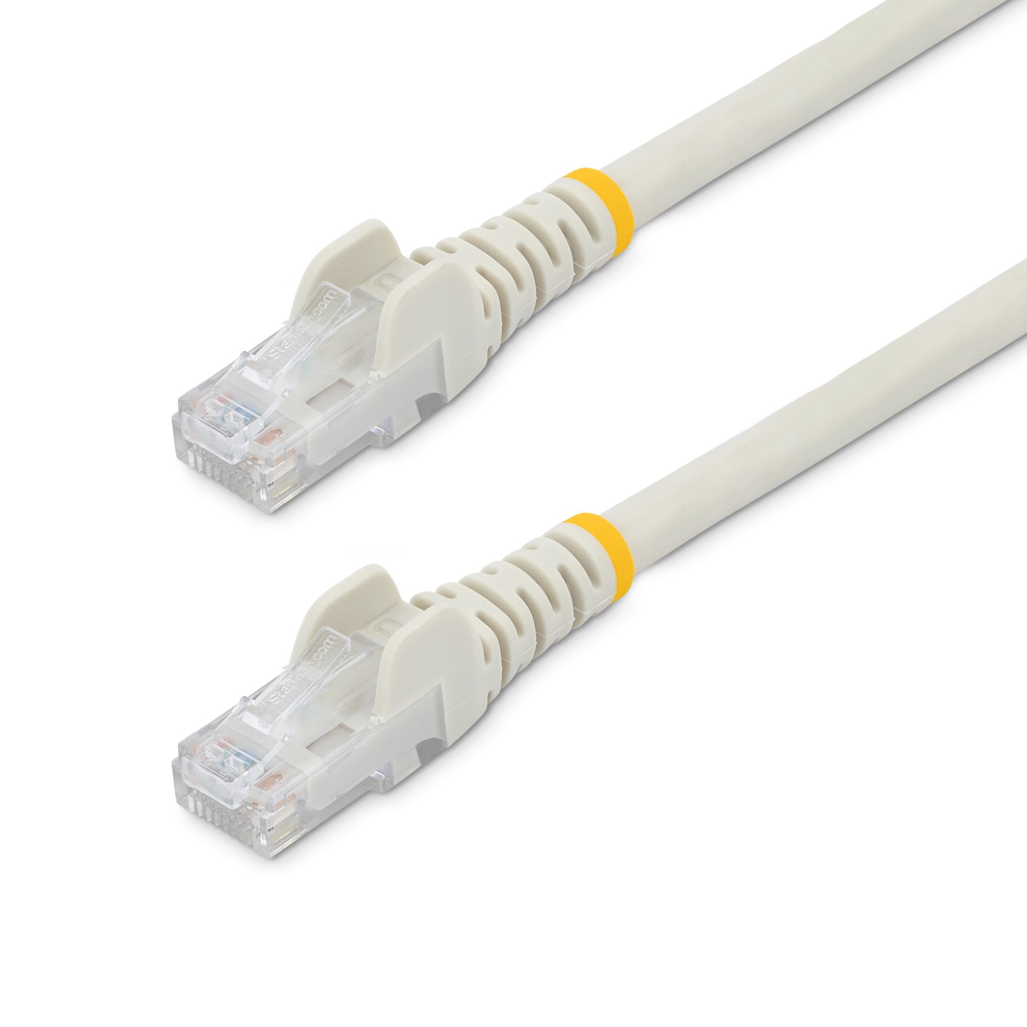 Startech 1m CAT6 Ethernet Cable, 10 Gigabit Snagless RJ45 650MHz 100W PoE Patch Cord, CAT 6 10GbE UTP Network Cable w/Strain Relief, White, Wiring is UL Certified/TIA - Category 6 - 24AWG (N6PATC1MWH) - Patch cable - RJ-45 (M) to RJ-45 (M) - 1 m - UTP - C