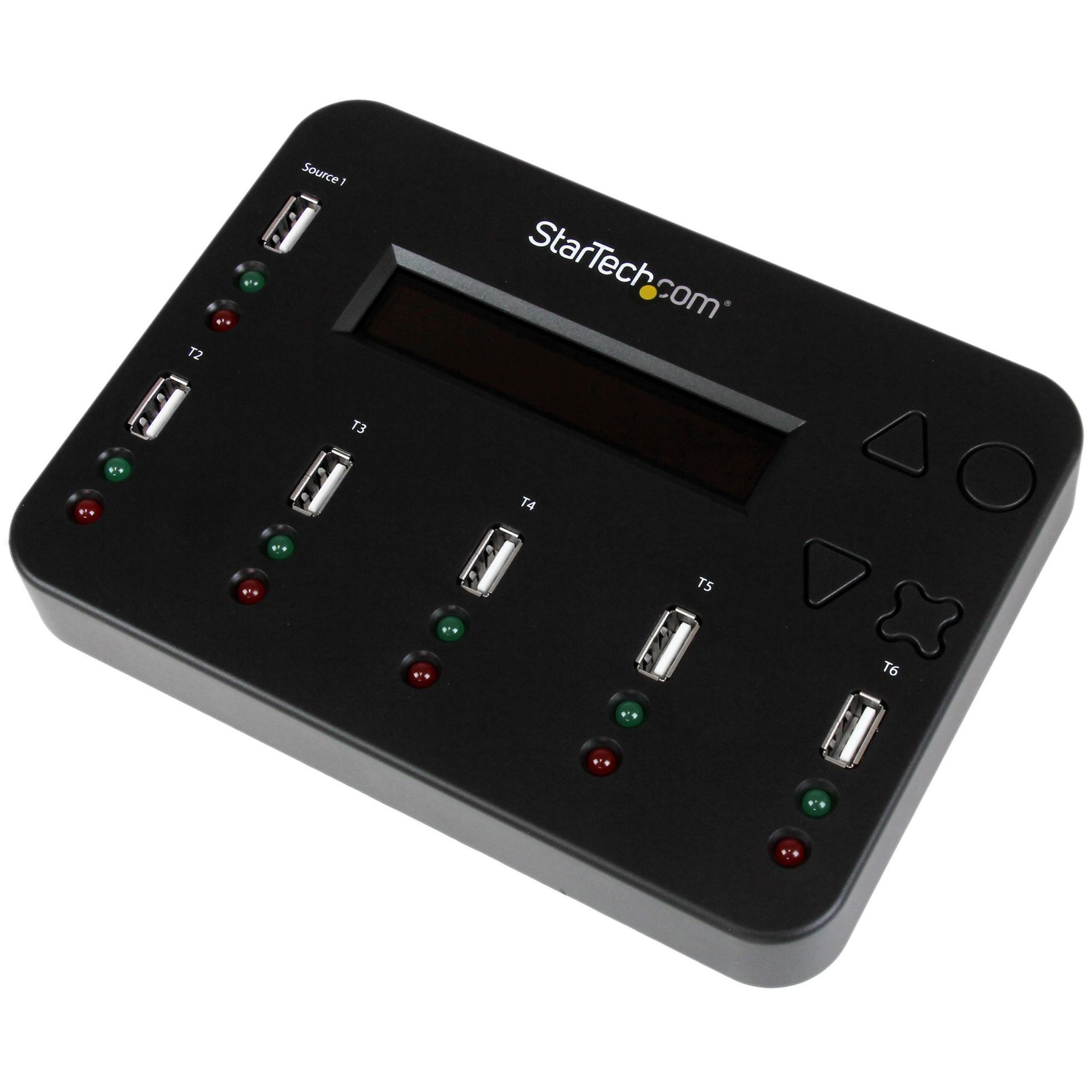 StarTech Standalone 1:5 USB Flash Drive Duplicator and Eraser - Flash Drive (USB 3.0/2.0/1.1) Copier - 2 Duplication Modes (USBDUP15) - USB drive duplicator - 5 bays