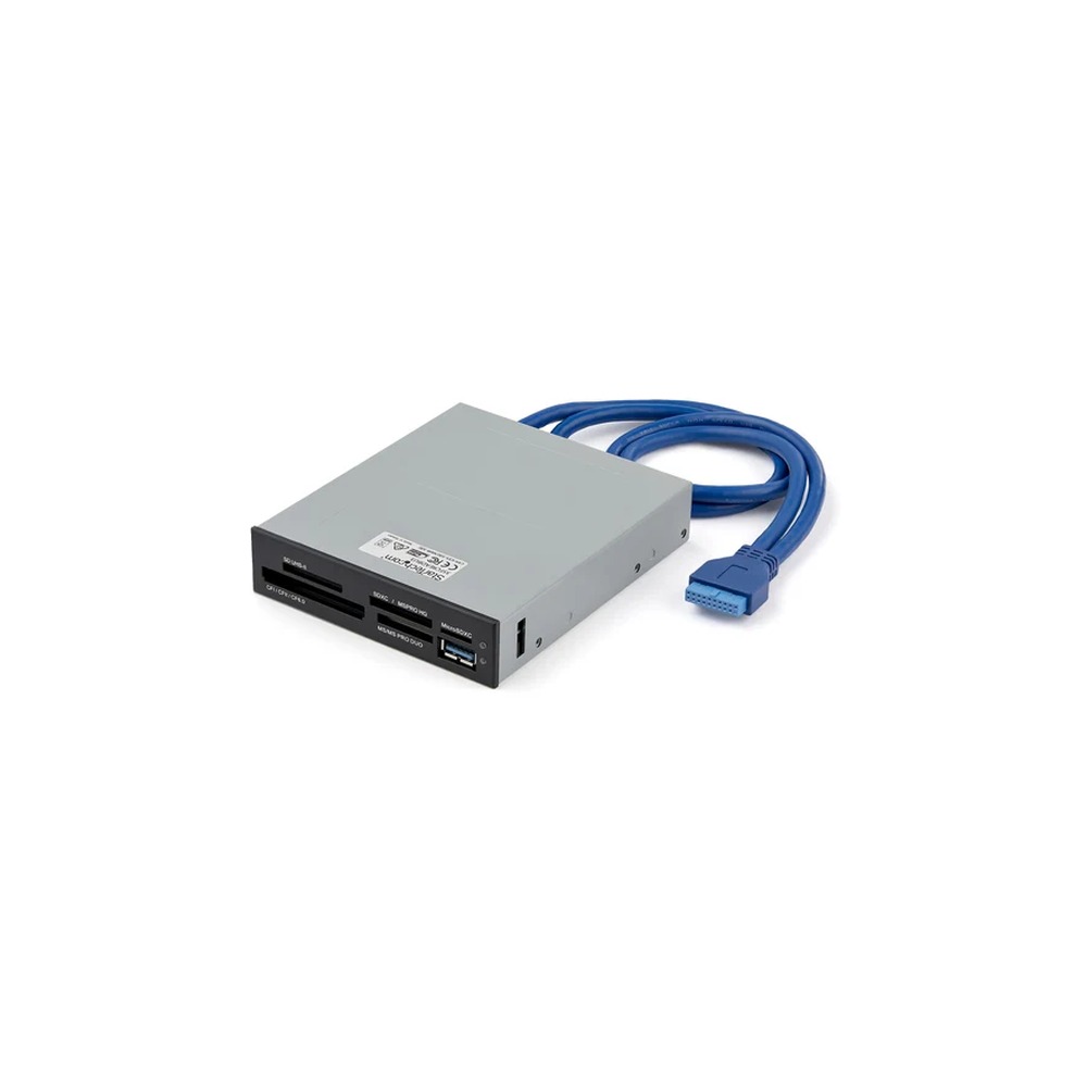 Startech USB 3.0 Internal Multi-Card Reader with UHS-II Support - SecureDigital/Micro SD/Memory Stick/Compact Flash Memory Card Reader (35FCREADBU3) - Card reader - 3.5" (CF I, CF II, MS, MS PRO, MMC, SD, MS Duo, MS PRO Duo, miniSD, microSD, SDHC, MS Micr