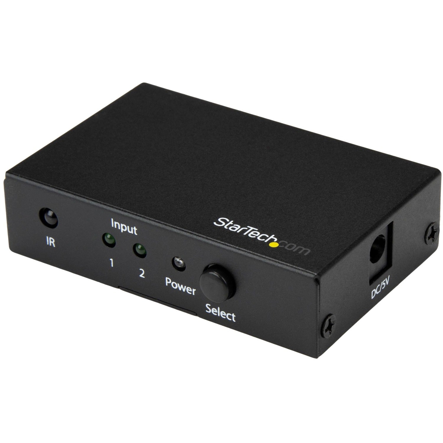 Startech 2 Port HDMI Switch - 4K 60Hz - Supports HDCP - IR - HDMI Selector - HDMI Multiport Video Switcher - HDMI Switcher (VS221HD20) - Video/audio switch - 2 x HDMI - desktop - for P/N: SVA5H2NEUA