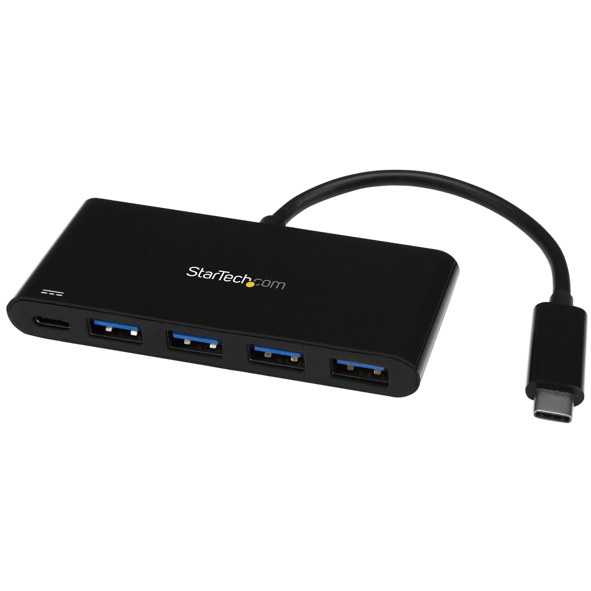 Startech 4 Port USB C Hub with 4 USB Type-A Ports (USB 3.0 SuperSpeed 5Gbps), 60W Power Delivery Passthrough Charging, USB 3.1 Gen 1/USB 3.2 Gen 1 Laptop Hub Adapter, MacBook, Dell - Windows/macOS/Linux (HB30C4AFPD) - Hub - 4 x SuperSpeed USB 3.0 - deskto