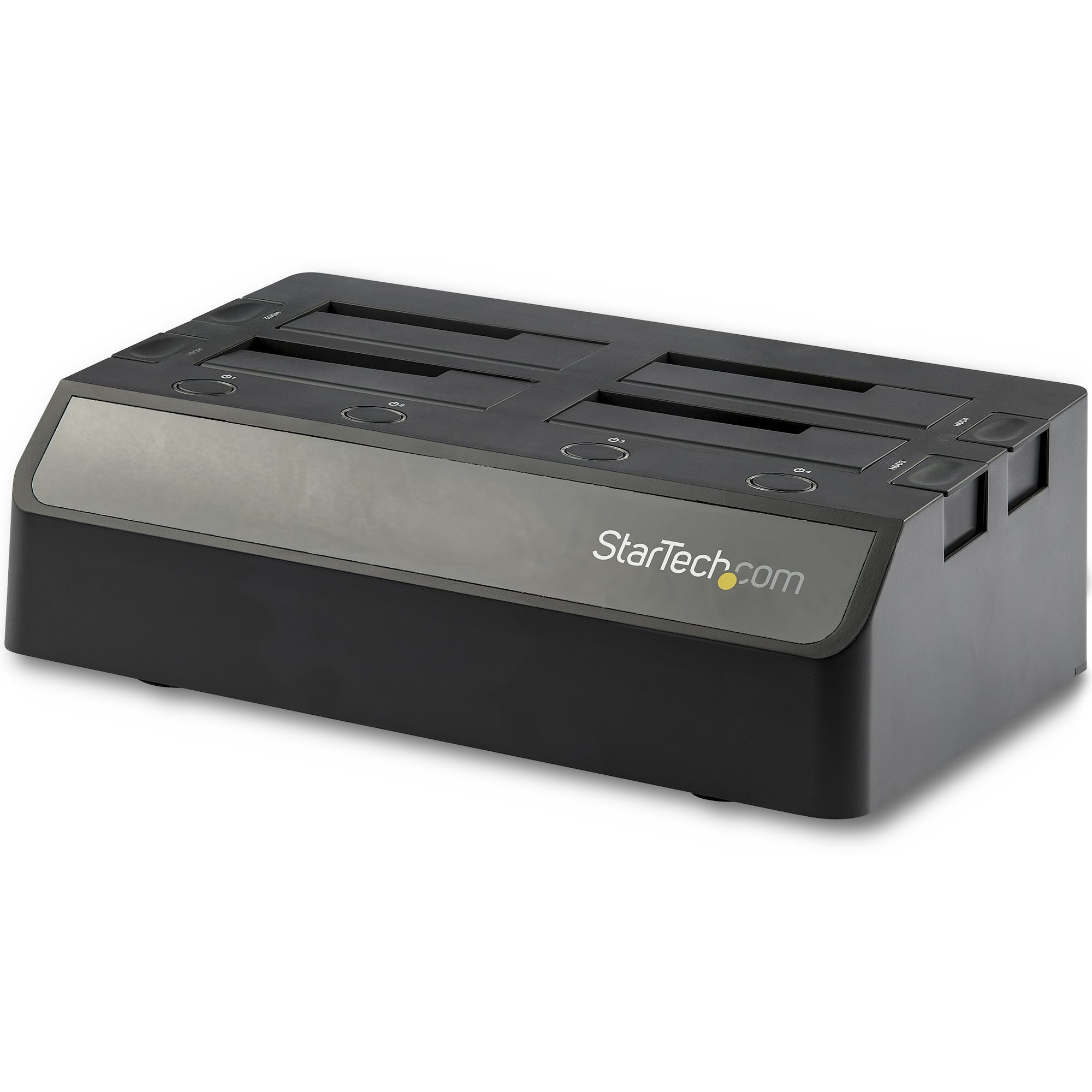 Startech 4-Bay USB 3.1 to SATA Hard Drive Docking Station, 10Gbps USB Hard Drive Dock, External 2.53.5 SATA III (6Gbps) SSDHDD Docking Station, Hot-Swap Hard Drive Bay - Dual 60mm Fans, Top-Loading - Storage enclosure - 2.5" / 3.5" shared - SATA 6Gb/s - U