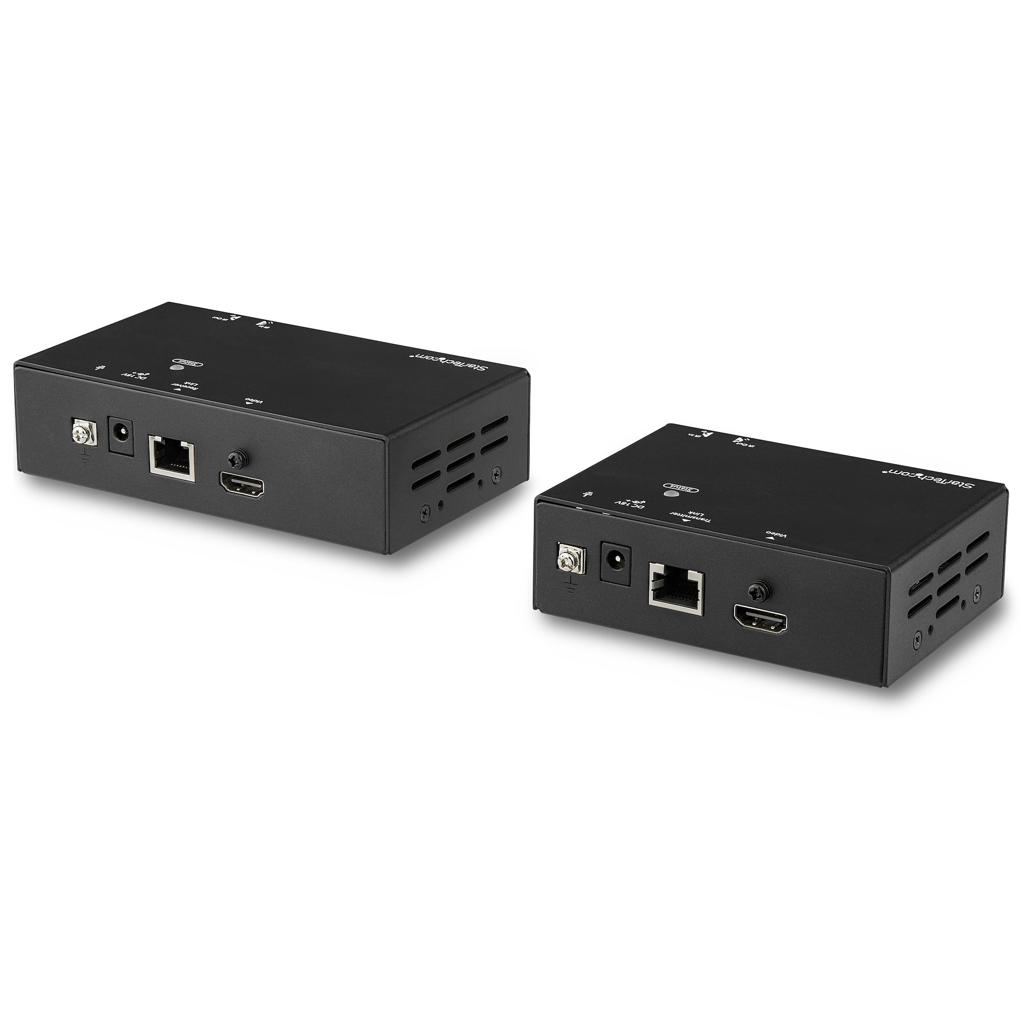 Startech HDMI Over CAT5e / CAT6 Extender - Power Over Cable - 4K 60Hz Up to 70m / 230 ft - 1080p 60Hz up to 100m / 328 ft (ST121HDBT20L) - Video/audio/infrared extender - HDMI - over CAT 5e/6 - up to 100 m - TAA Compliant