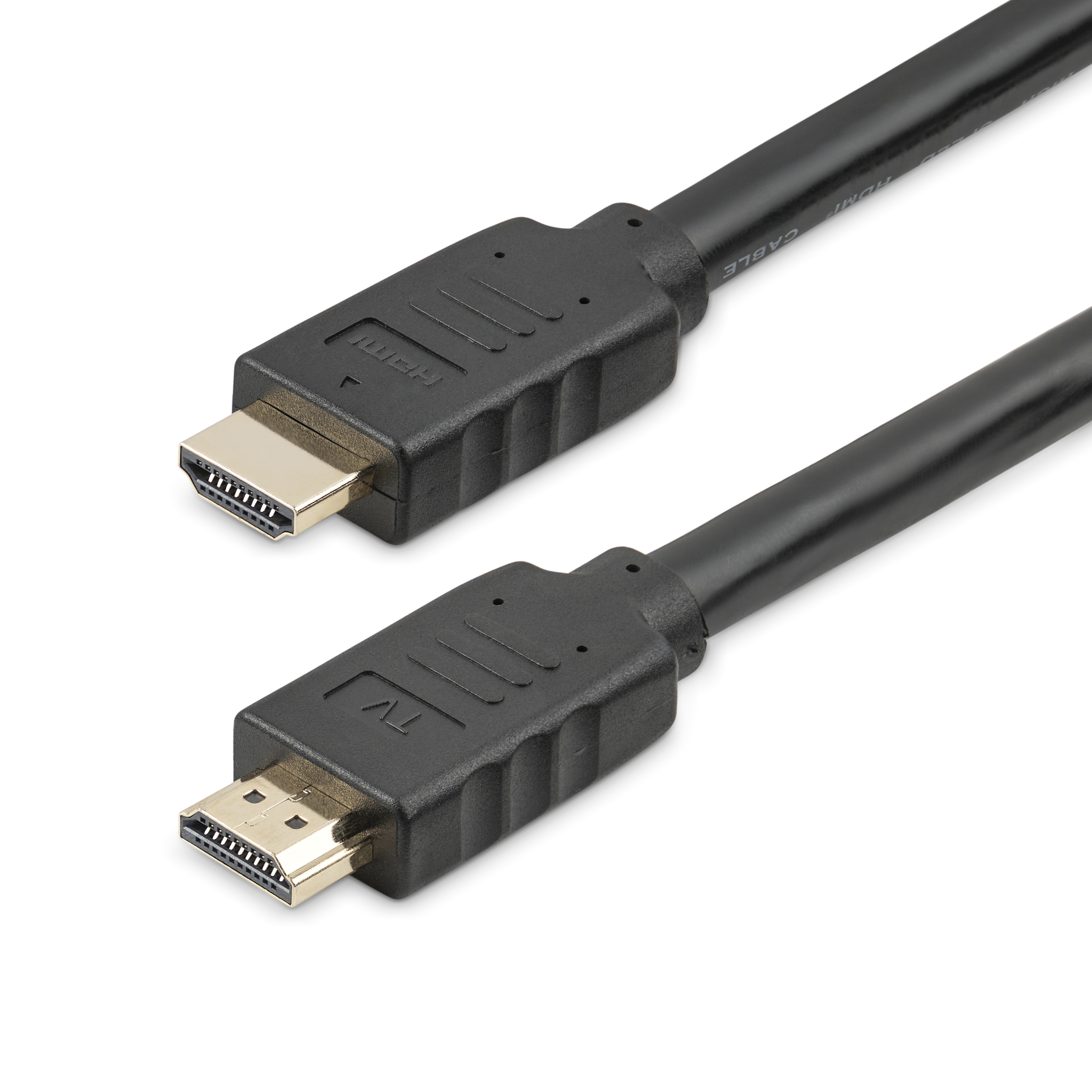 Startech 10m(30ft) HDMI 2.0 Cable, 4K 60Hz Active HDMI Cable, CL2 Rated for In Wall Installation, Long Durable High Speed Ultra-HD HDMI Cable, HDR 10, 18Gbps, Male to Male Cord, Black - Al-Mylar EMI Shielding (HD2MM10MA) - HDMI cable - HDMI male to HDMI m