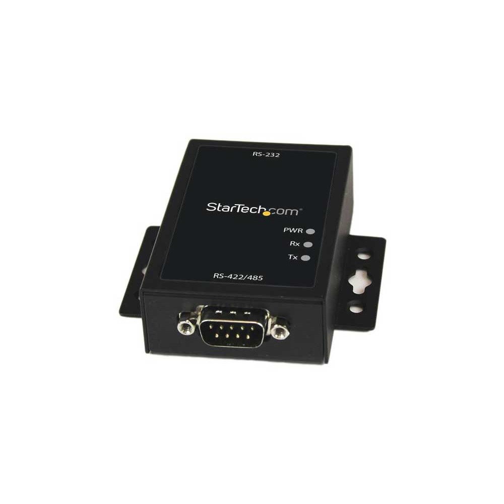 Startech Industrial RS232 to RS422/485 Serial Port Converter w/ 15KV ESD Protection - RS232 to RS 422 RS485 Converter Adapter (IC232485S) - Serial adapter - RS-232 - RS-422/485 x 1 - black