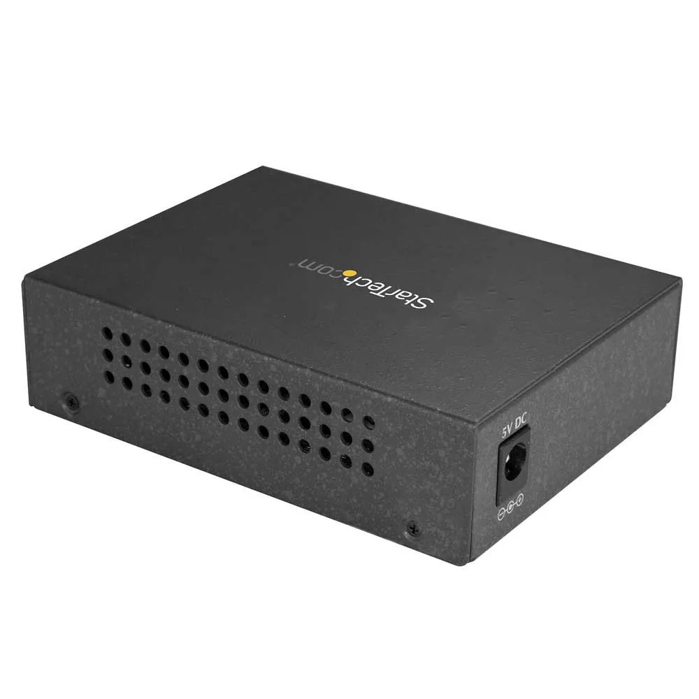 Startech Singlemode (SM) SC Fiber Media Converter for 10/100/1000 Network, 10km, Gigabit Ethernet, 1310nm, w/ Auto Negotiation, Gigabit Ethernet to Single Mode (SMF) SC Fiber Converter - Ethernet Over Fiber (MCMGBSCSM10) - Fibre media converter - 1GbE - o