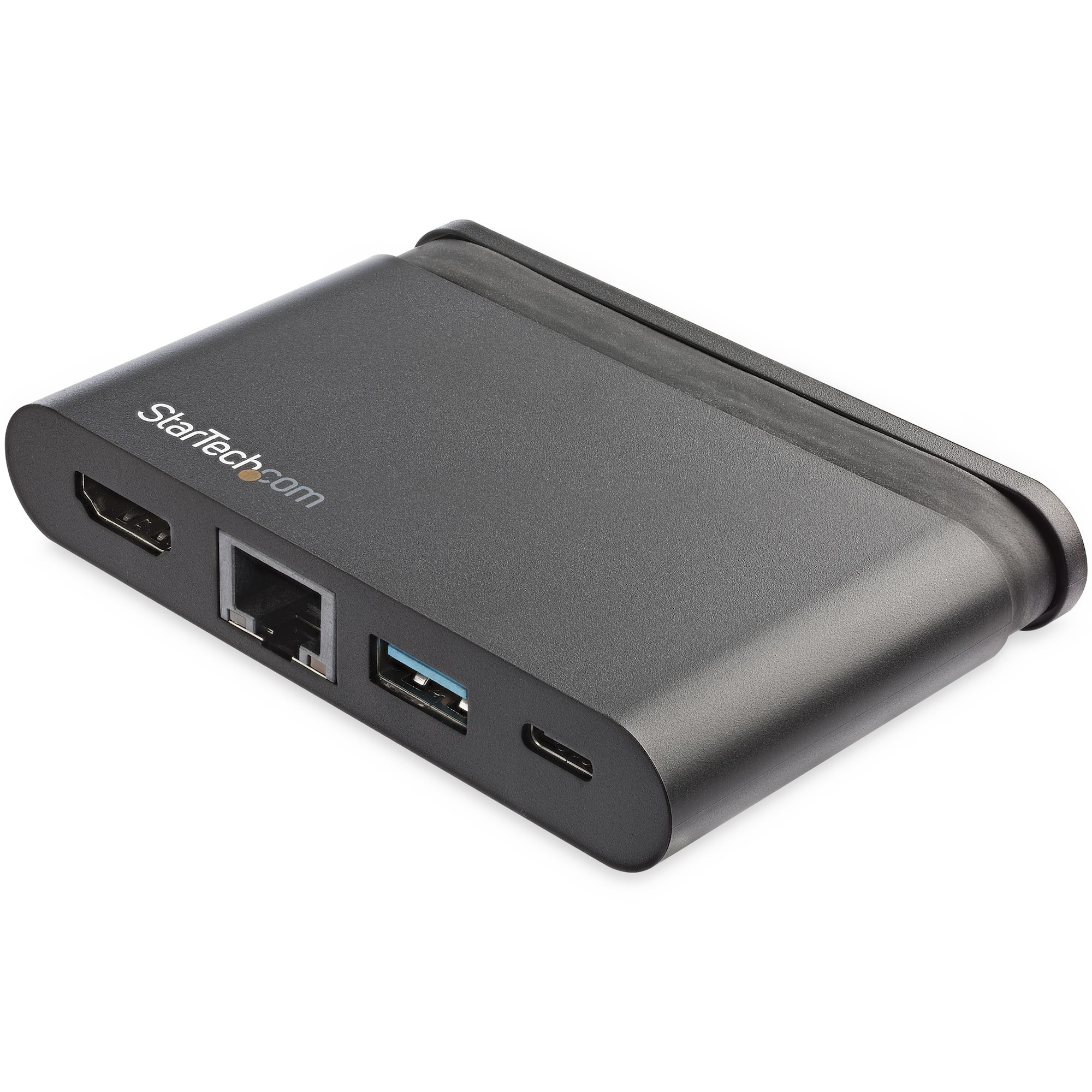 Startech USB C Multiport Adapter, USB-C Travel Mini Dock to 4K HDMI with 100W PD 3.0 Pass-Through, USB-A USB-C, Gigabit Ethernet, Portable USB 3.0 Type-C Dock with 100W Power Delivery - Mac, Windows, Chrome (DKT30CHCPD) - Docking station - USB-C - 1GbE