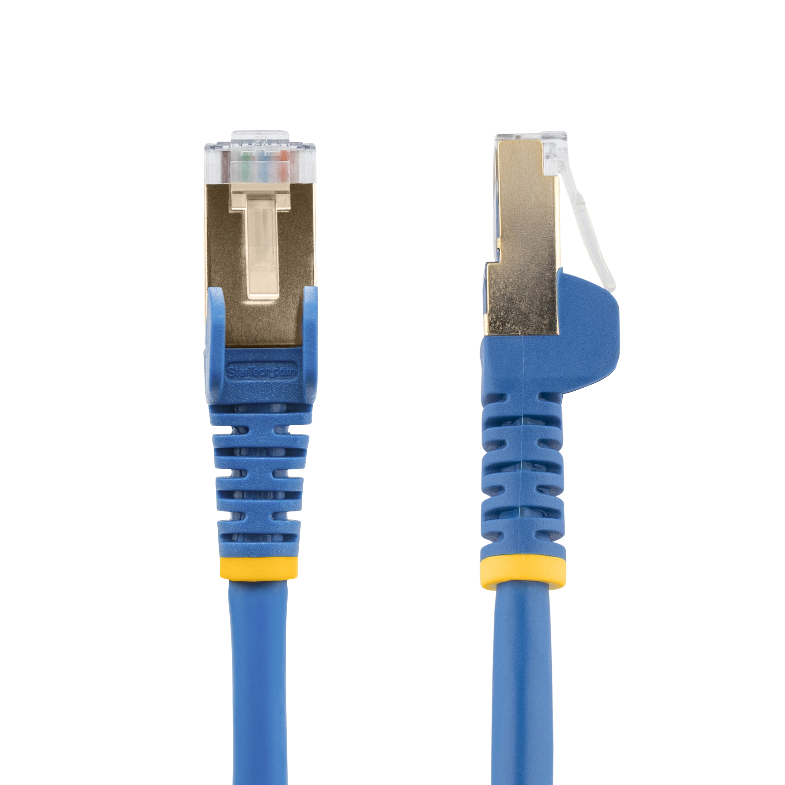 Startech 3m CAT6A Ethernet Cable, 10 Gigabit Shielded Snagless RJ45 100W PoE Patch Cord, CAT 6A 10GbE STP Network Cable w/Strain Relief, Blue, UL Certified Wiring/TIA - Category 6A - 26AWG (6ASPAT3MBL) - Patch cable - RJ-45 (M) to RJ-45 (M) - 3 m - STP -