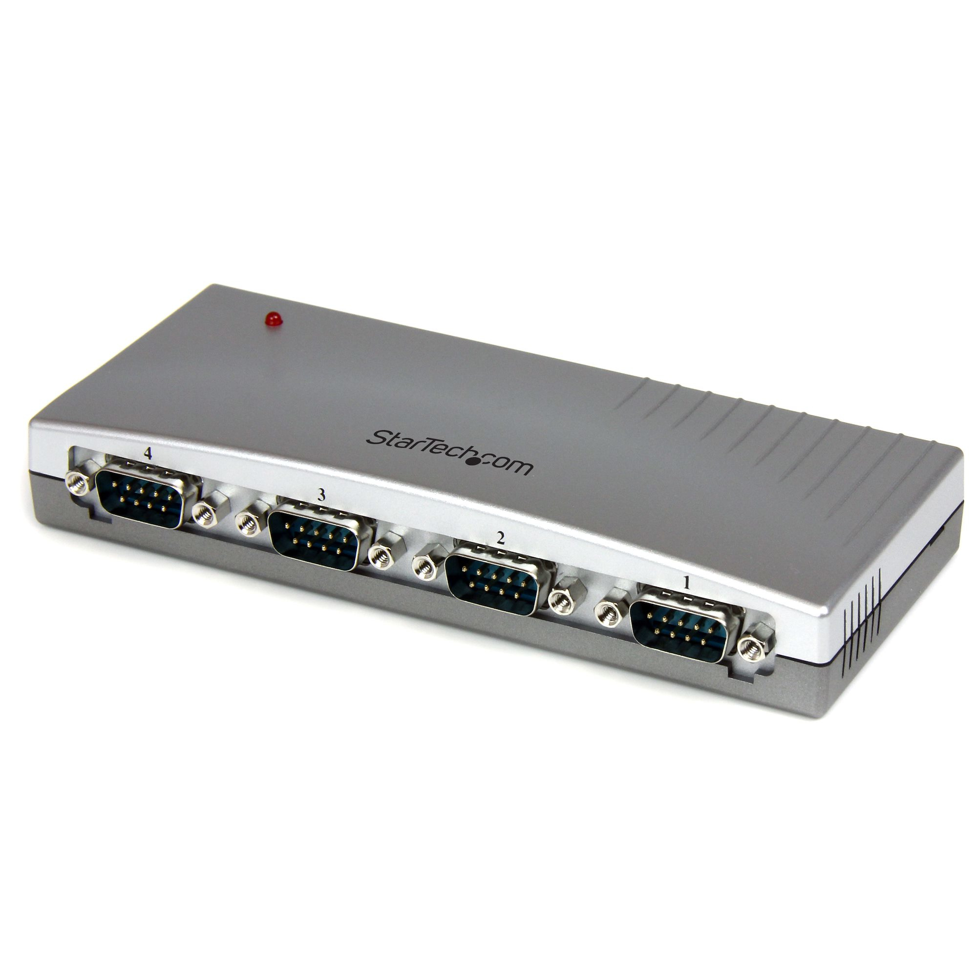 Startech 4 Port USB to Serial RS232 Adapter - DB9M - RS232 Extension - Serial to USB (ICUSB2324) - Serial adapter - USB - RS-232 x 4