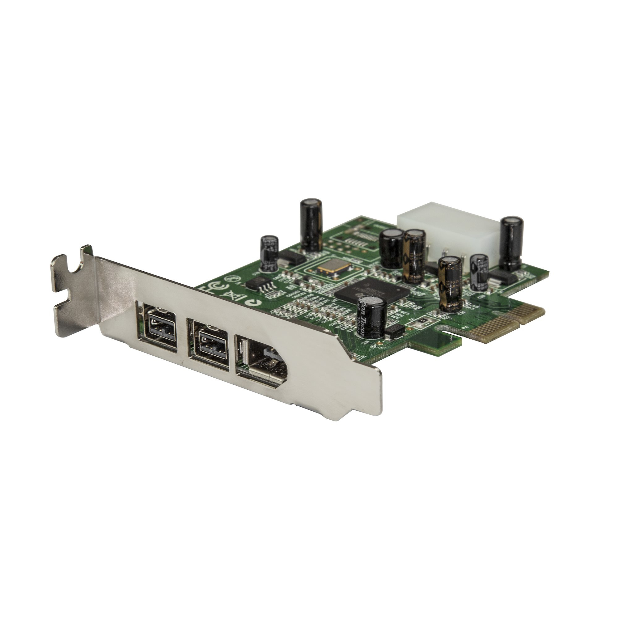 Startech 3 Port 2b 1a Low Profile 1394 PCI Express FireWire Card Adapter - FireWire adapter - PCI Express x1 low profile - FireWire 800 - 2 ports + 1 x FireWire