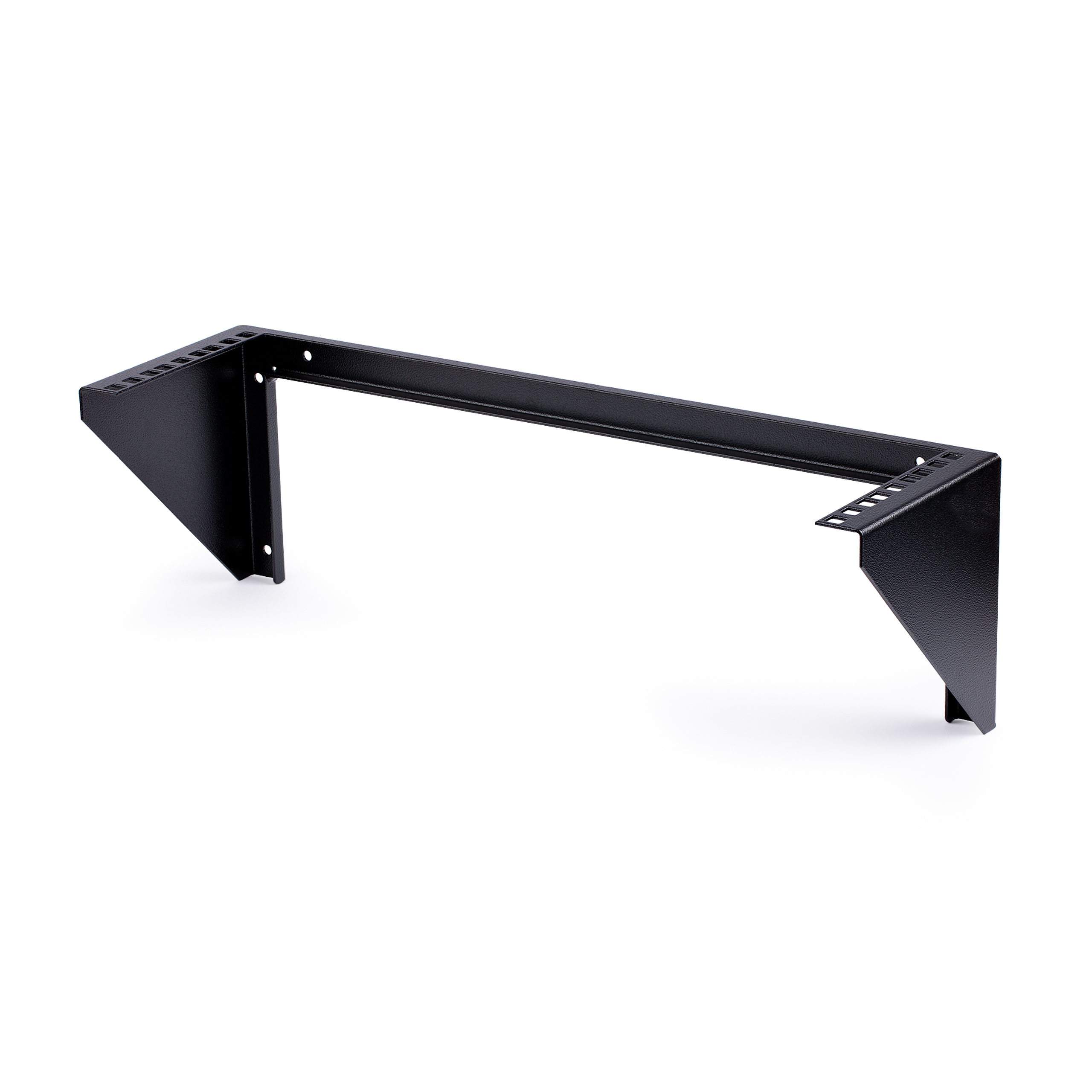 Startech 3U Wall Mount Patch Panel Bracket - 19 in - Steel Vertical Patch Panel Mounting Bracket for Networking Equipment (RK319WALLV) - Mounting bracket - wall mountable - black - 3U - 19