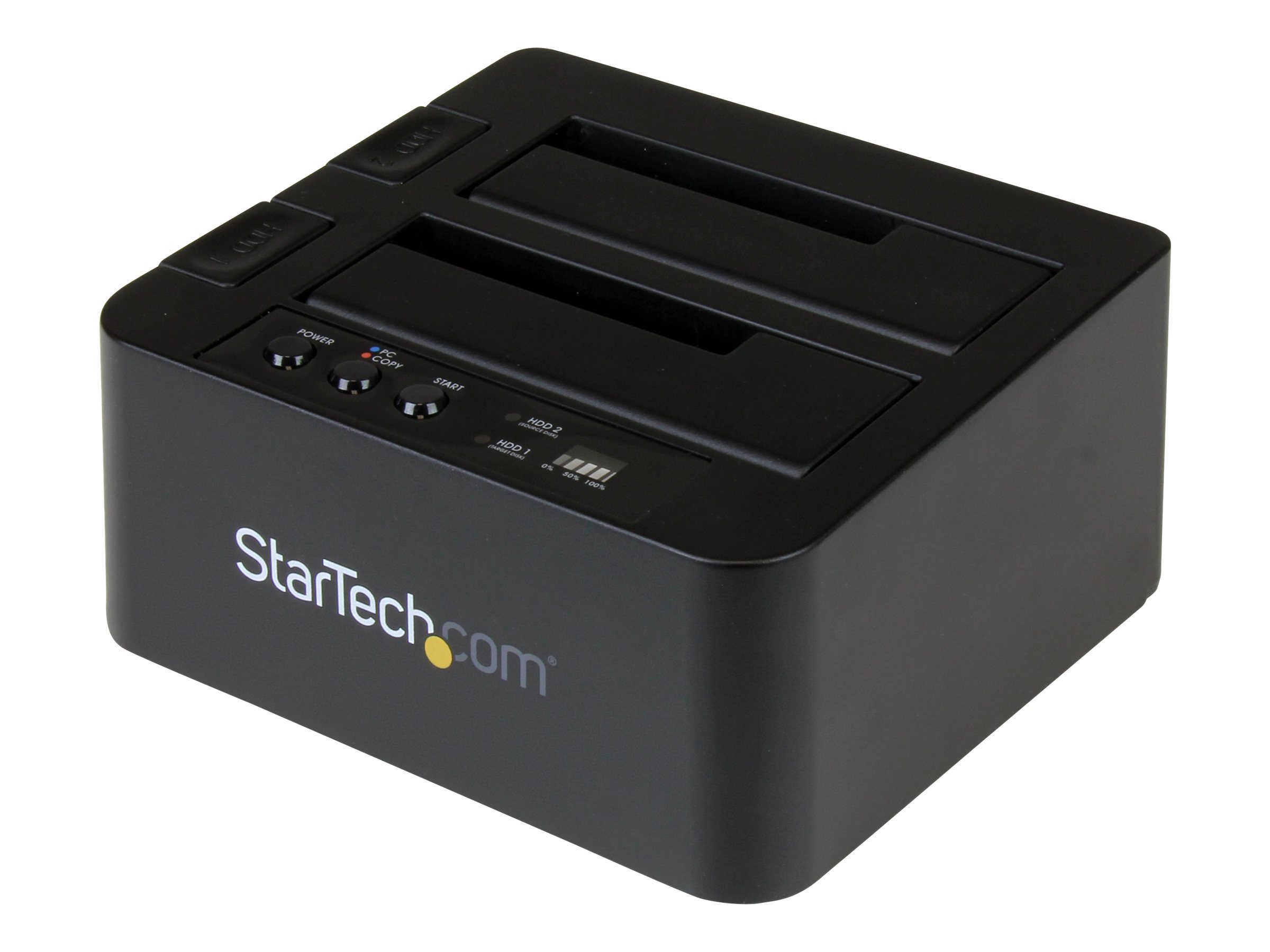StarTech Standalone Hard Drive Duplicator, Dual Bay HDDSSD ClonerCopier, USB 3.1 (10 Gbps) to SATA III (6Gbps) HDDSSD Docking Station, Hard Disk Duplicator Dock - Hard Drive Cloner - Hard drive duplicator - 2 bays (SATA-300) - for P/N: TBLT3MM1MA, TBLT3MM