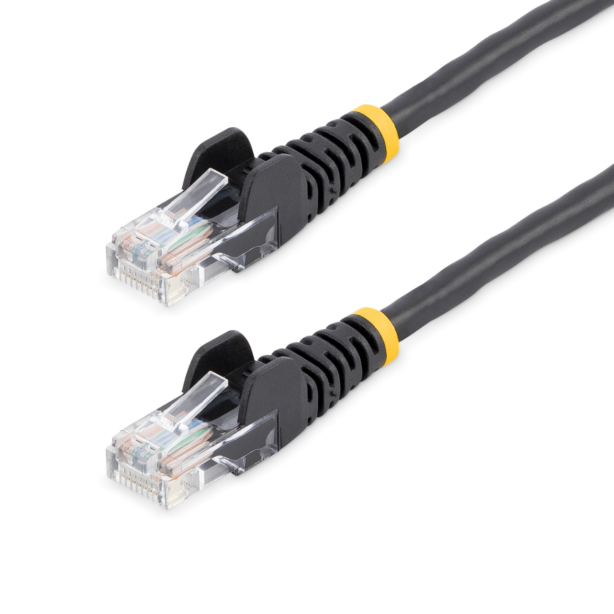 Startech 5m Black Cat5e / Cat 5 Snagless Patch Cable 5 m - Patch cable - RJ-45 (M) to RJ-45 (M) - 5 m - UTP - CAT 5e - snagless - black