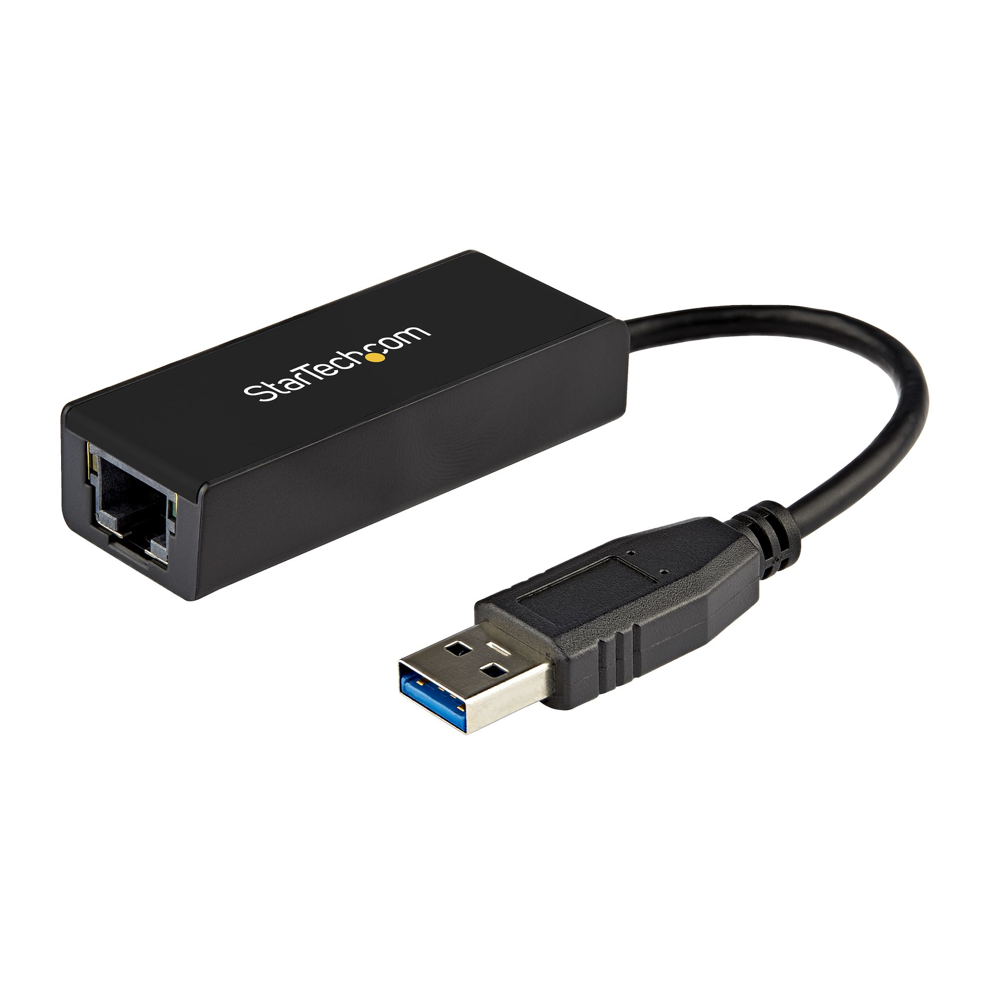 Startech USB 3.0 to Gigabit Ethernet Adapter - 10/100/1000 NIC Network Adapter - USB 3.0 Laptop to RJ45 LAN (USB31000S) - Network adapter - USB 3.0 - Gigabit Ethernet - black