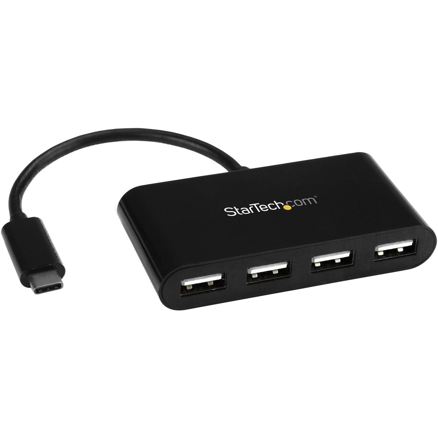 Startech 4-Port USB-C Hub - USB-C to 4x USB-A Hub Adapter - Mini USB 2.0 Hub - Bus-powered USB Type-C Port Expander (ST4200MINIC) - Hub - 4 x USB 2.0 - desktop