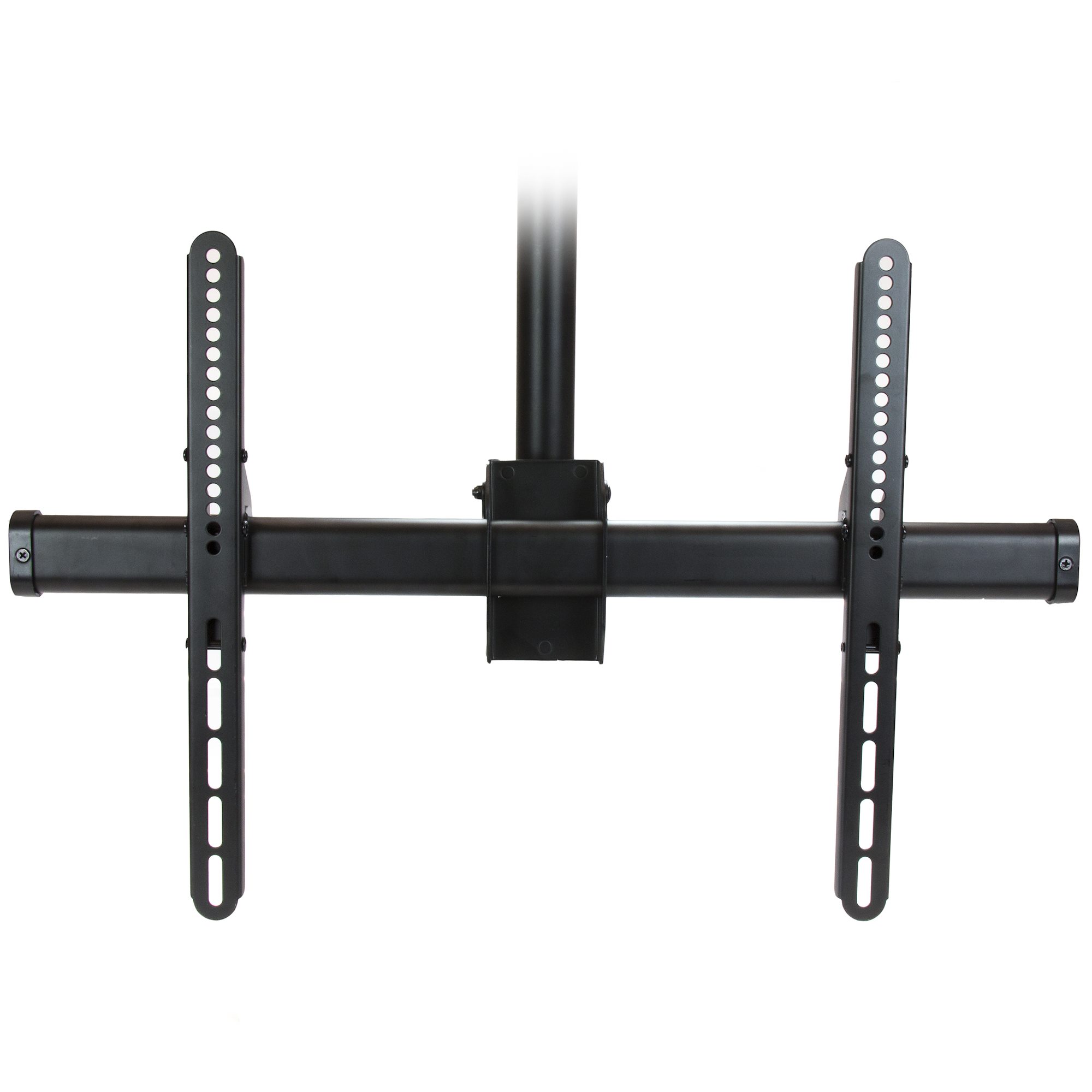 Startech Ceiling TV Mount - 3.5' to 5' Pole - Full Motion - Supports Displays 32 to 75" - For VESA Mount Compatible TVs (FLATPNLCEIL) - Bracket - for flat panel - steel - black - screen size: 32"-75" - ceiling mountable - for P/N: HDMIPLATE