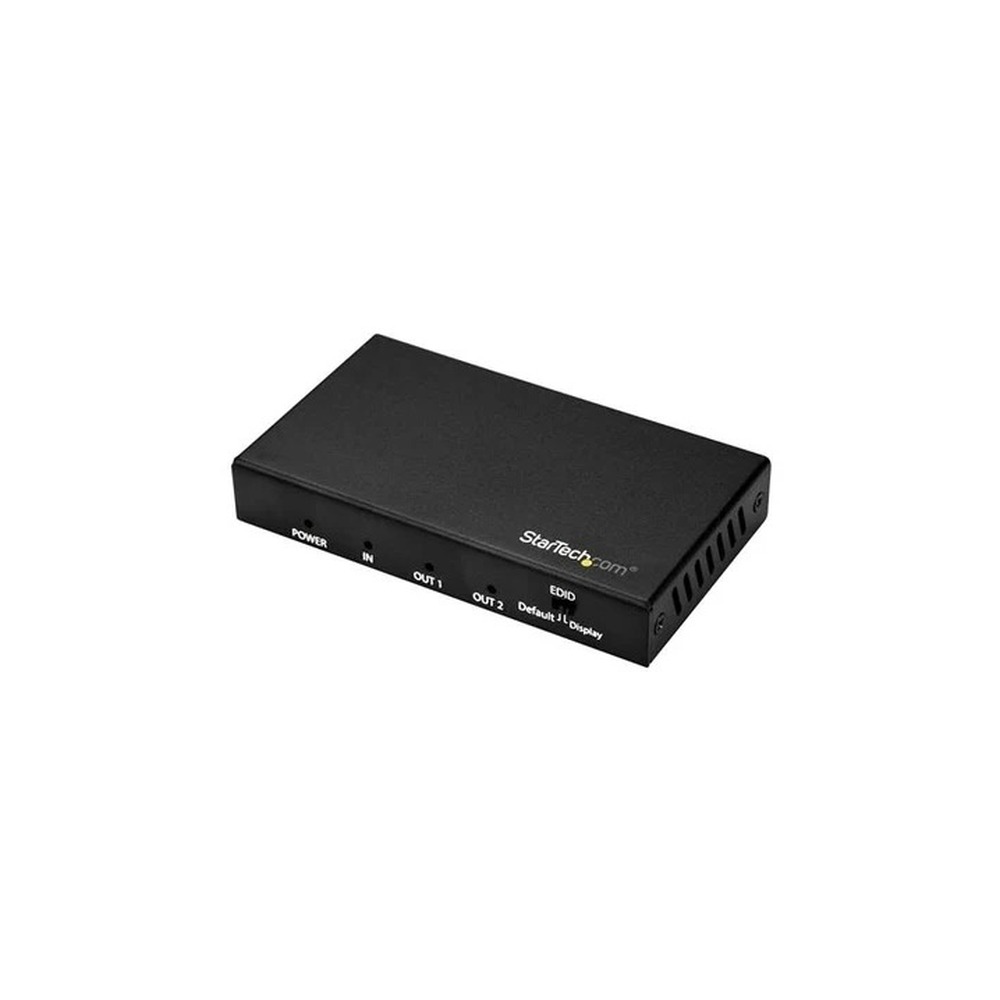 Startech HDMI Splitter - 2-Port - 4K 60Hz - HDMI Splitter 1 In 2 Out - 2 Way HDMI Splitter - HDMI Port Splitter (ST122HD202) - Video/audio splitter - 2 x HDMI - desktop - for P/N: ST121HD20FXA