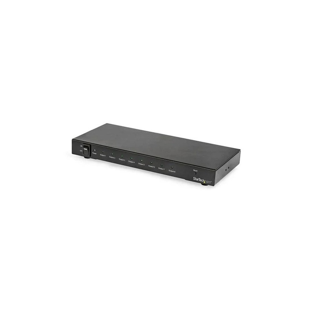 Startech 4K 60hz HDMI Splitter - 8 Port - HDR Support - 7.1 Surround Sound Audio - HDMI Distribution Amplifier - HDMI 2.0 Splitter (ST128HD20) - Video/audio splitter - 8 x HDMI - for P/N: ST121HD20FXA