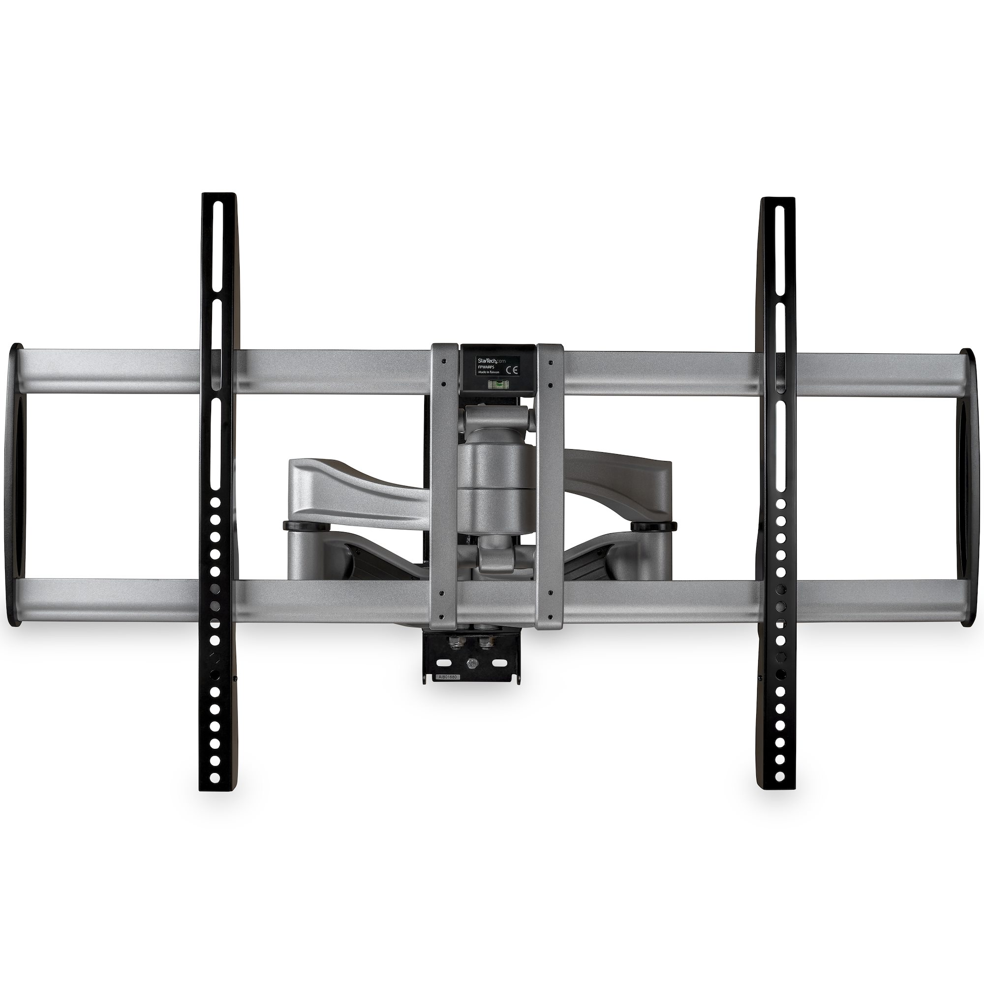 Startech Full Motion TV Wall Mount, Heavy Duty Articulating TV Wall Mount Bracket for 32" to 75" (165lb/75kg) VESA Display, Universal Adjustable Tilt/Swivel Flat Screen Arm, Silver - Cable Management (FPWARPS) - Bracket - for TV - plastic, aluminium, stee