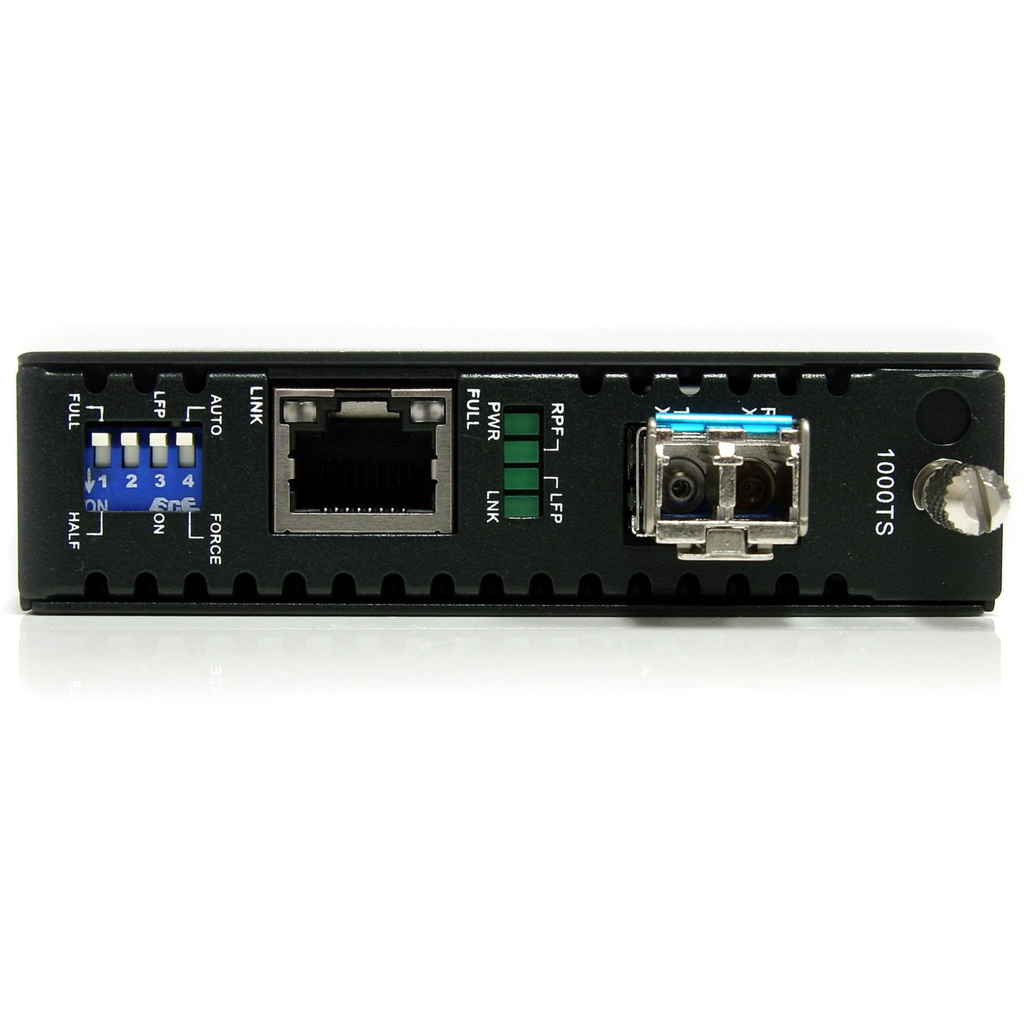 Startech 1000 Mbps Gigabit Single-Mode Copper to Fiber Media Converter - Ethernet (1000Base-T) to LC Fiber Converter (ET1000S40LC2) - Fibre media converter - 1GbE - 1000Base-LX, 1000Base-SX, 1000Base-T - RJ-45 / LC single-mode - up to 40 km - 1310 nm - fo