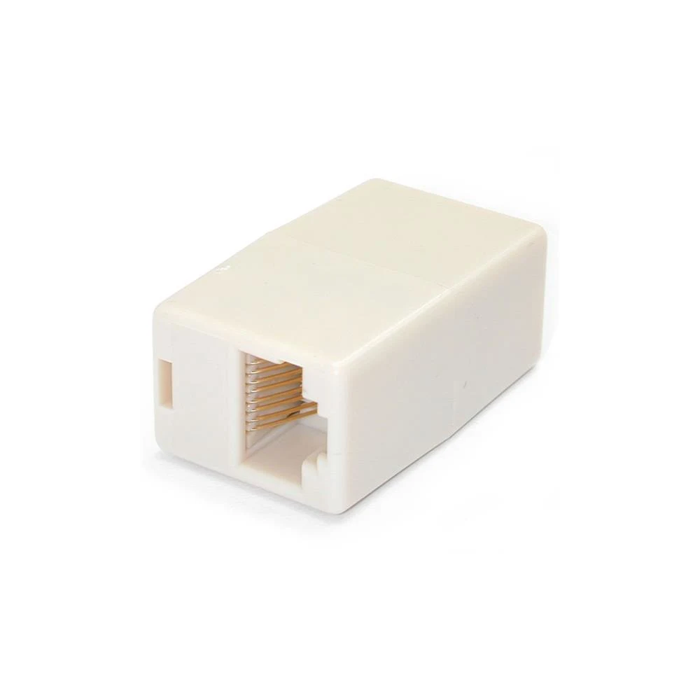 Startech Cat5e RJ45 Modular Inline Coupler - 10 Pack - Cat5e Coupler - RJ45 to RJ45 Coupler - 10 pack RJ45 Couplers - Ethernet Coupler - Network coupler - RJ-45 (F) to RJ-45 (F) - CAT 5e - beige (pack of 10)