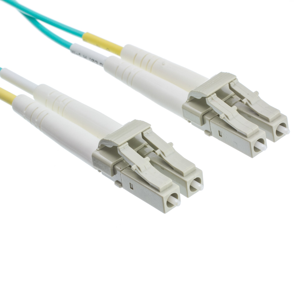 Startech 7m OM3 LC to LC Multimode Duplex Fiber Optic Patch Cable - Aqua - 50/125 - LSZH Fiber Optic Cable - 10Gb (A50FBLCLC7) - Patch cable - LC multi-mode (M) to LC multi-mode (M) - 7 m - 7 m - fibre optic - duplex - 50 / 125 micron - OM3 - halogen-free