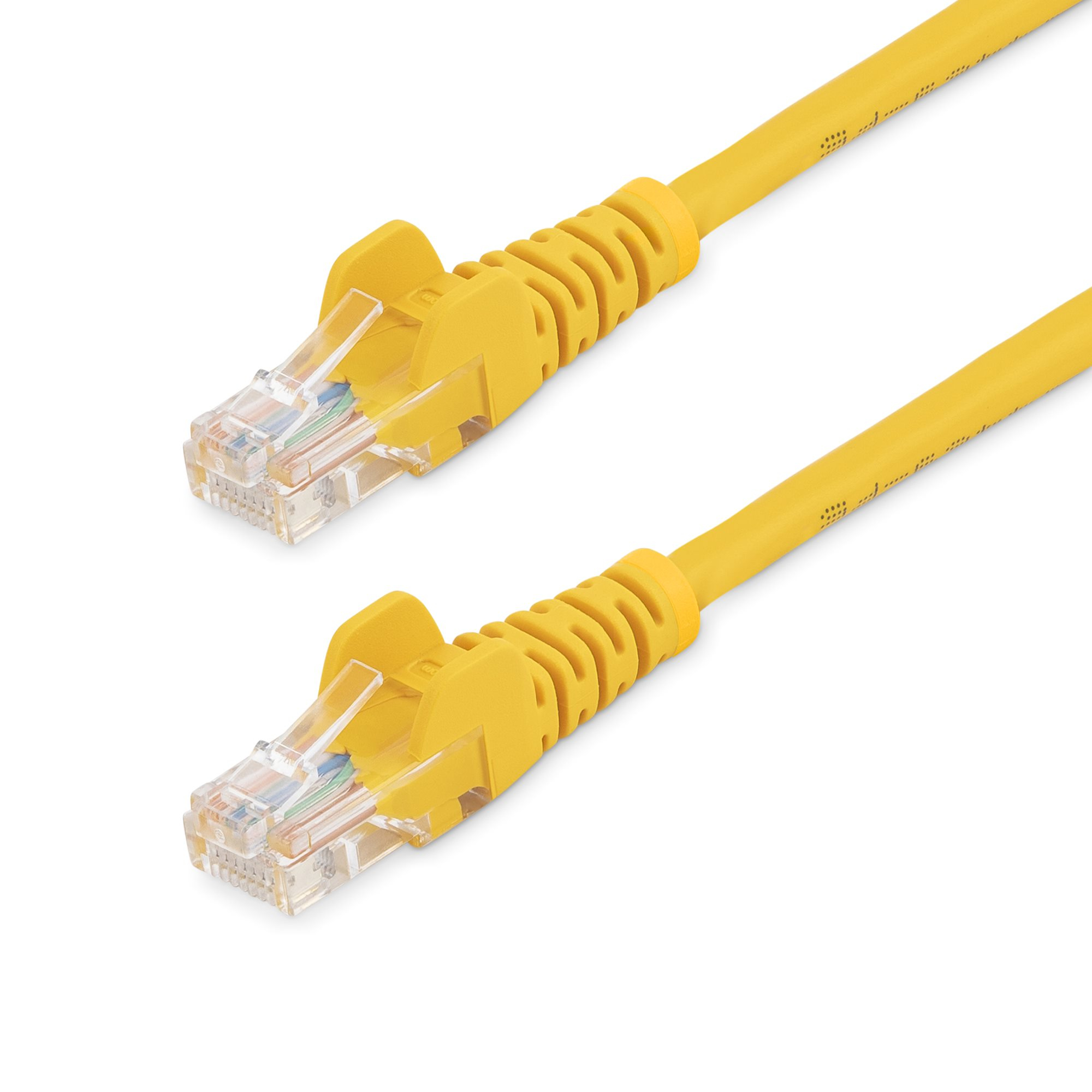 Startech 0.5m Yellow Cat5e / Cat 5 Snagless Ethernet Patch Cable 0.5 m - Patch cable - RJ-45 (M) to RJ-45 (M) - 50 cm - UTP - CAT 5e - snagless, stranded - yellow