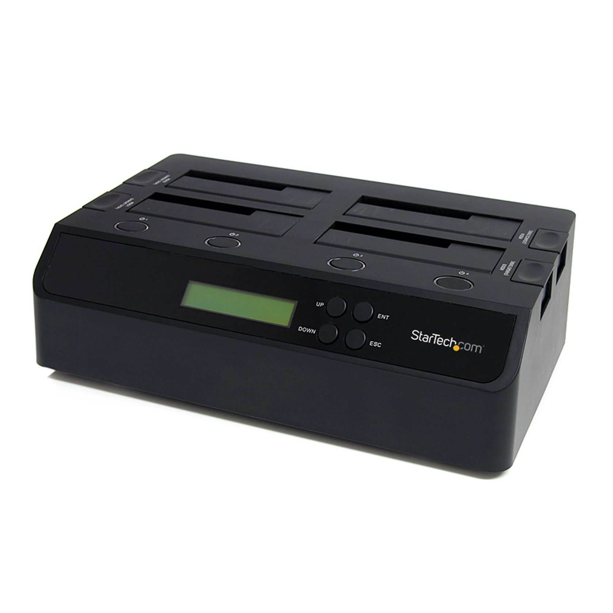 StarTech 4 Bay USB 3.0/ eSATA Hard Drive Duplicator Dock for 2.5" & 3.5" SATA/ IDE SSD HDD - Standalone 1:3 Copier Docking Station (SATDOCK4U3RE) - Hard drive duplicator - 4 bays (SATA-300) - for P/N: SVA12DN4NEUA