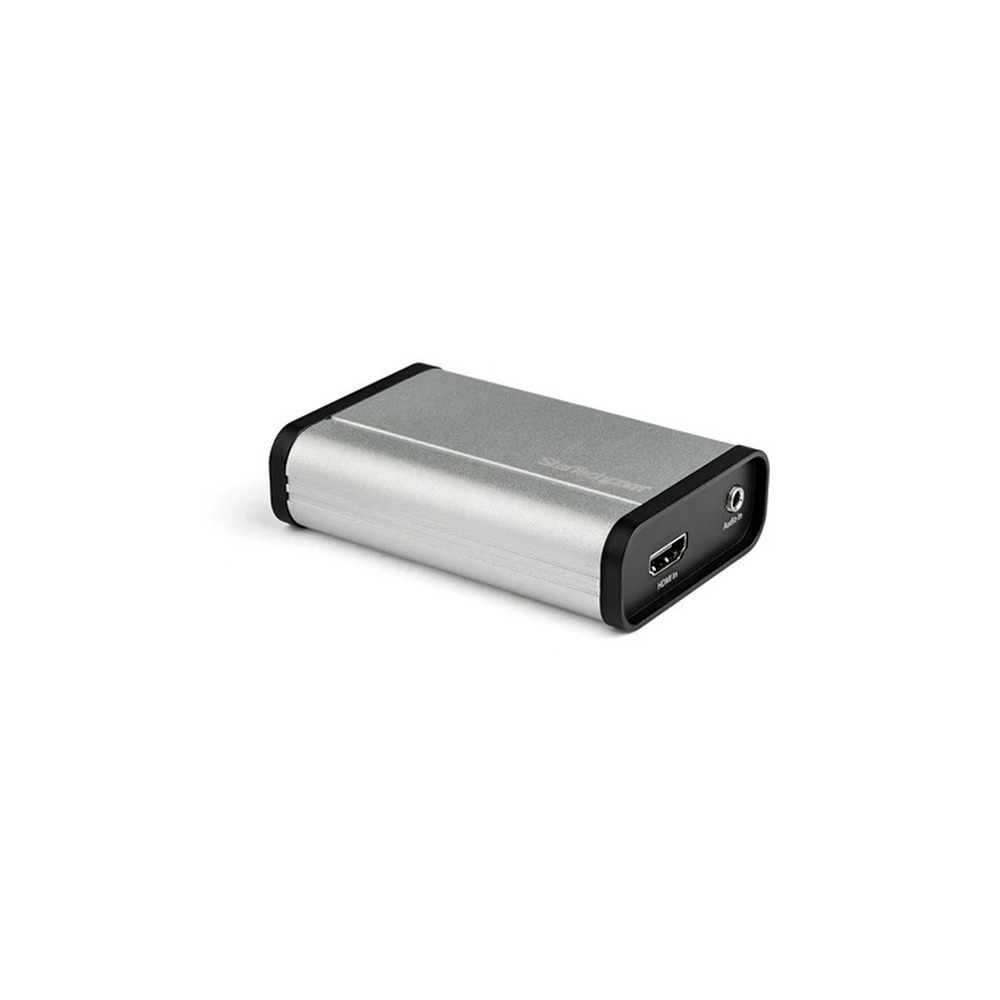 StarTech HDMI to USB C Video Capture Device 1080p 60fps, UVC, External USB 3.0 Type-C Capture/Live Streaming, HDMI Audio/Video Recorder Adapter, USB-C/USB-A/Thunderbolt 3 Compatible - HDMI Video Capture (UVCHDCAP) - Video capture adapter - USB 3.0 - black