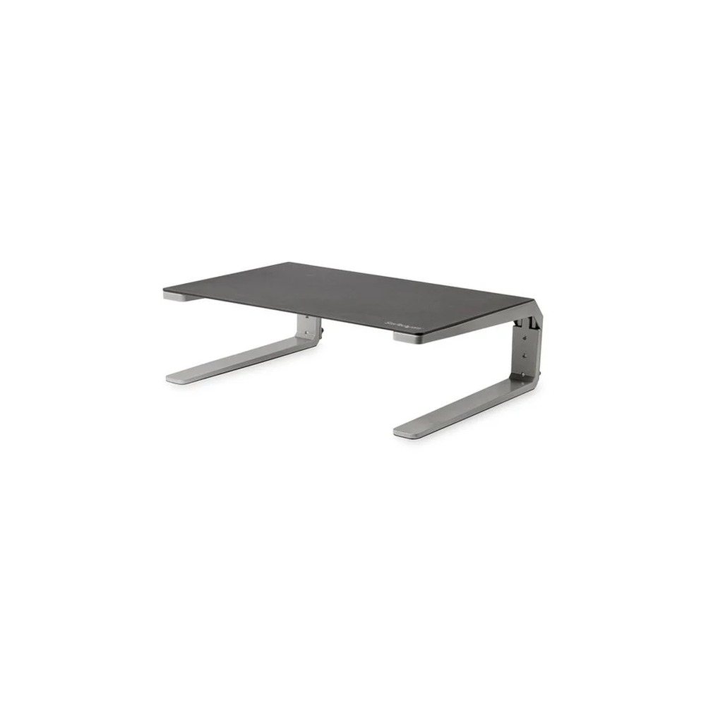 Startech Monitor Riser Stand - For up to 32" Monitor - Height Adjustable - Computer Monitor Riser - Steel and Aluminum (MONSTND) - Stand - for Monitor - aluminium, steel - screen size: 32" - desktop