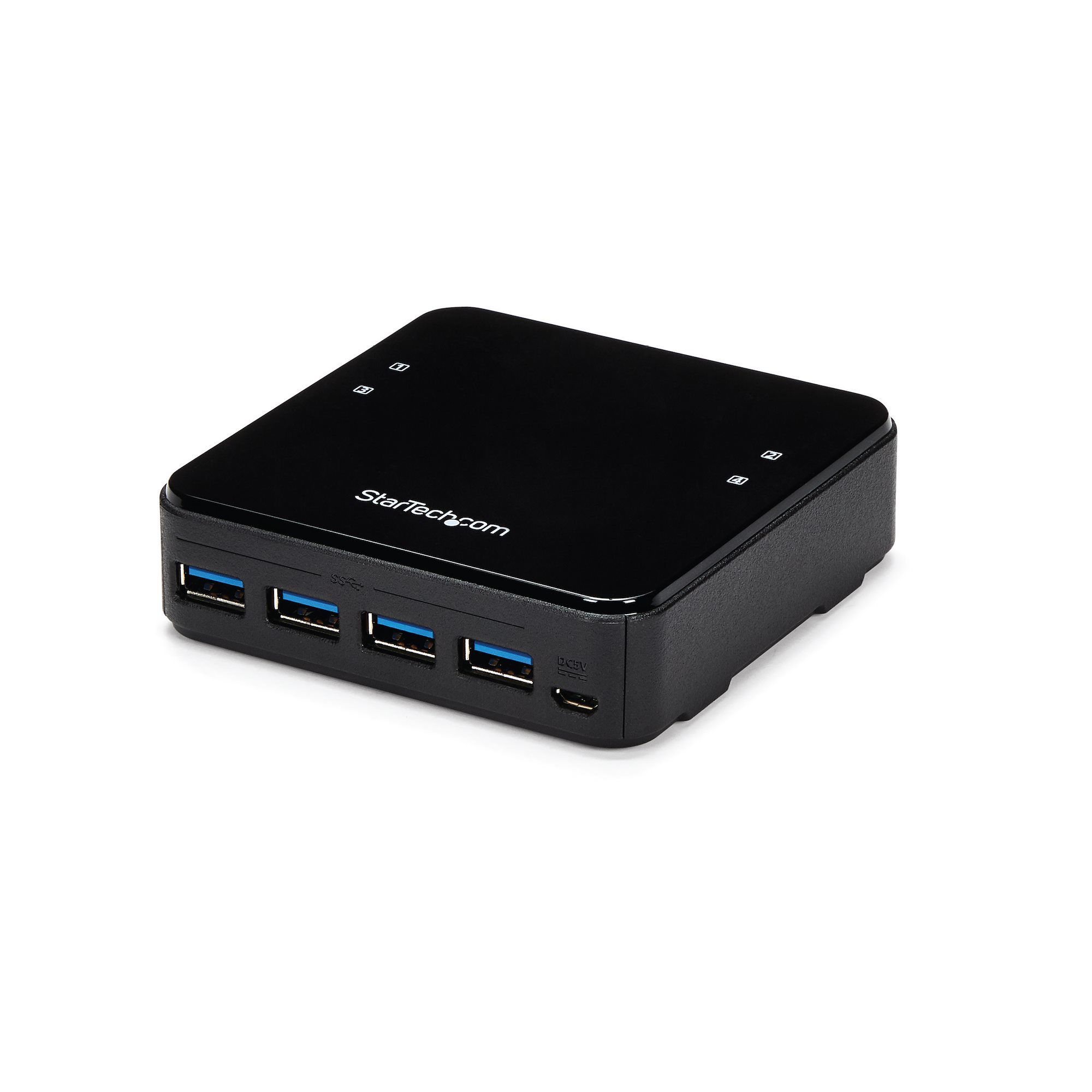 Startech USB 3.0 Peripheral Sharing Switch - 4 USB 3.0 x 4 Computers - Mac / Windows / Linux - USB A/B Switch - USB Switch (HBS304A24A) - Hub - 8 x SuperSpeed USB 3.0 - desktop