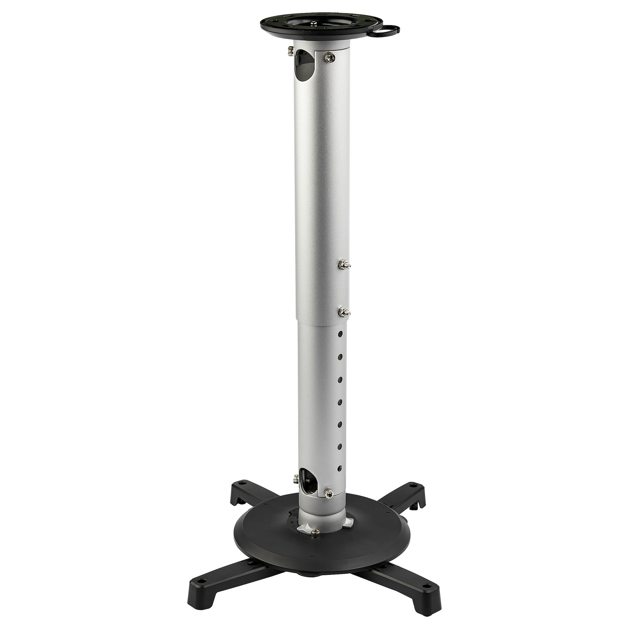 Startech Universal Ceiling Projector Mount, Heavy Duty Height Adjustable/Extendable Pole Mount 5"-22.7" from Ceiling, 33lb (15kg), Tilt/Rotate, Hanging Projector Mount w/ Bracket - Telescopic Pole (PROJCEILMNT2) - Bracket - for projector - aluminium, heav